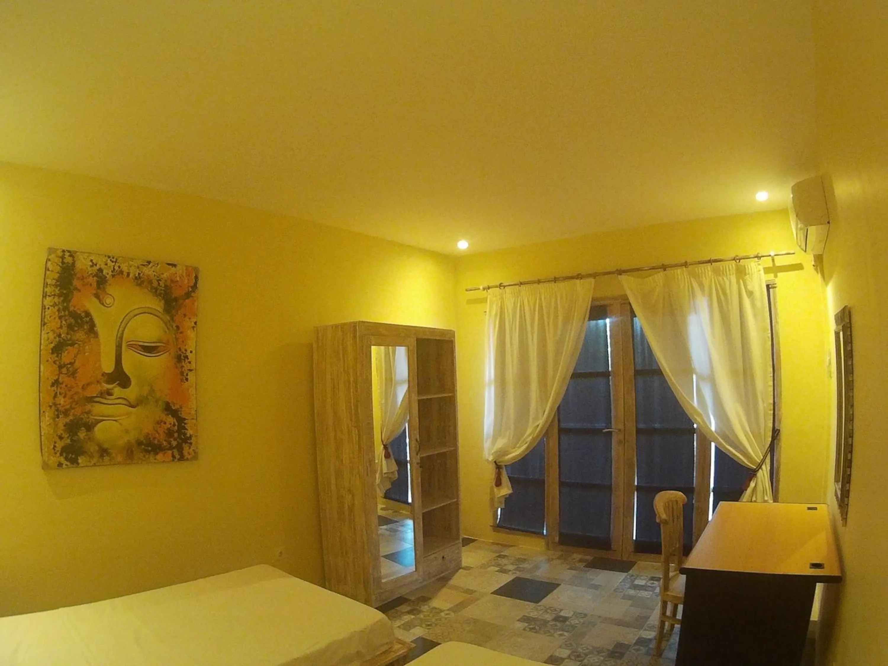 Bedroom, Bed in Canggu Pinpoint Rooms