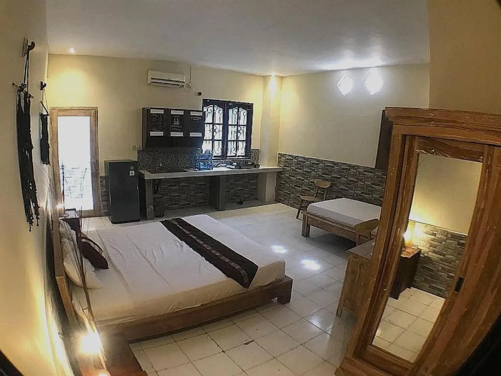 Bedroom, Bed in Canggu Pinpoint Rooms