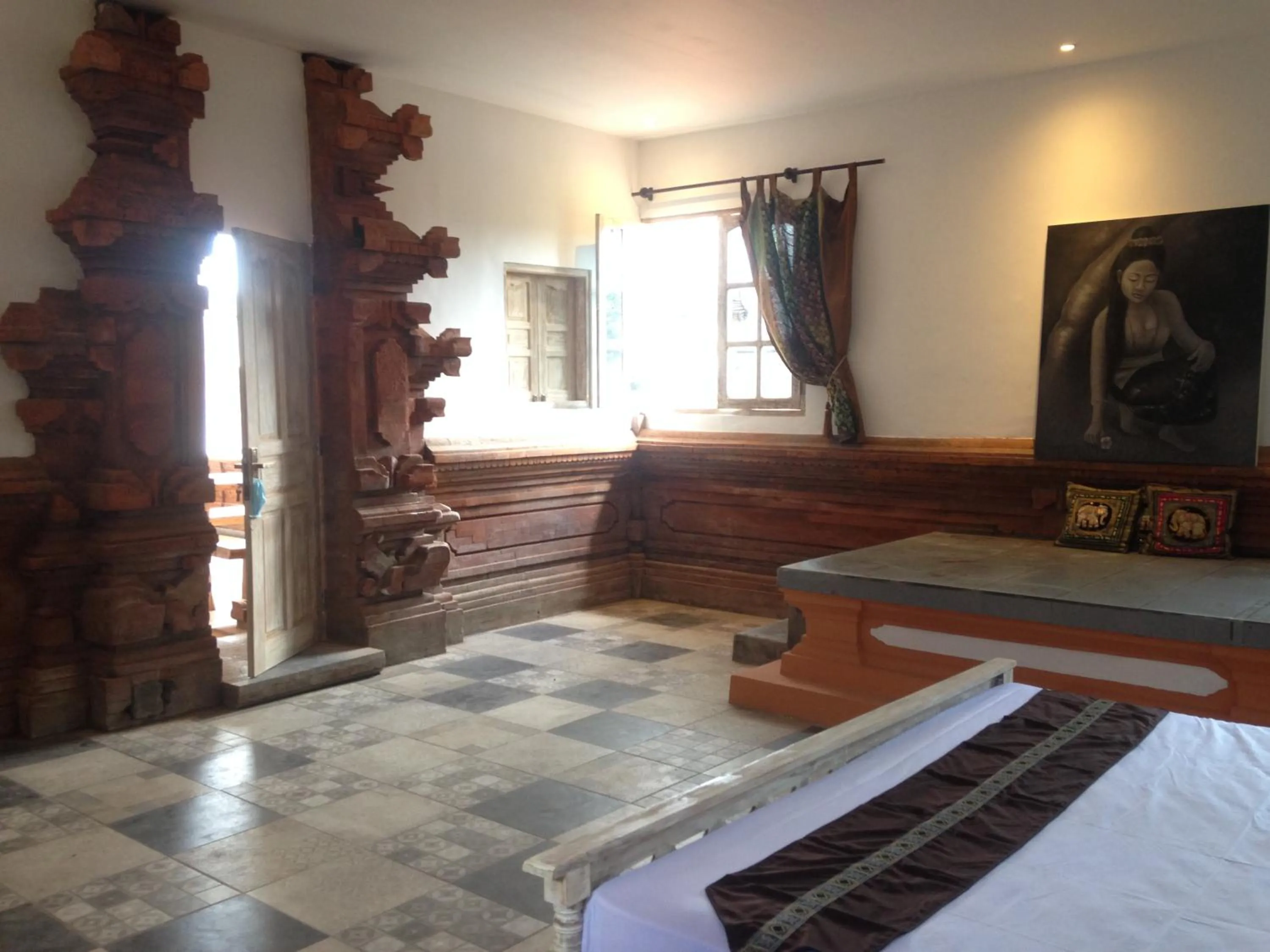 Bed in Canggu Pinpoint Rooms