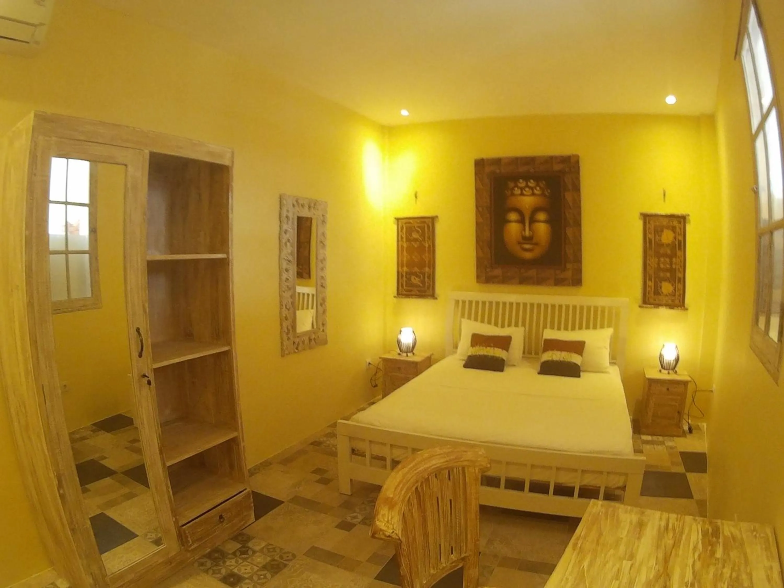 Bedroom, Bed in Canggu Pinpoint Rooms