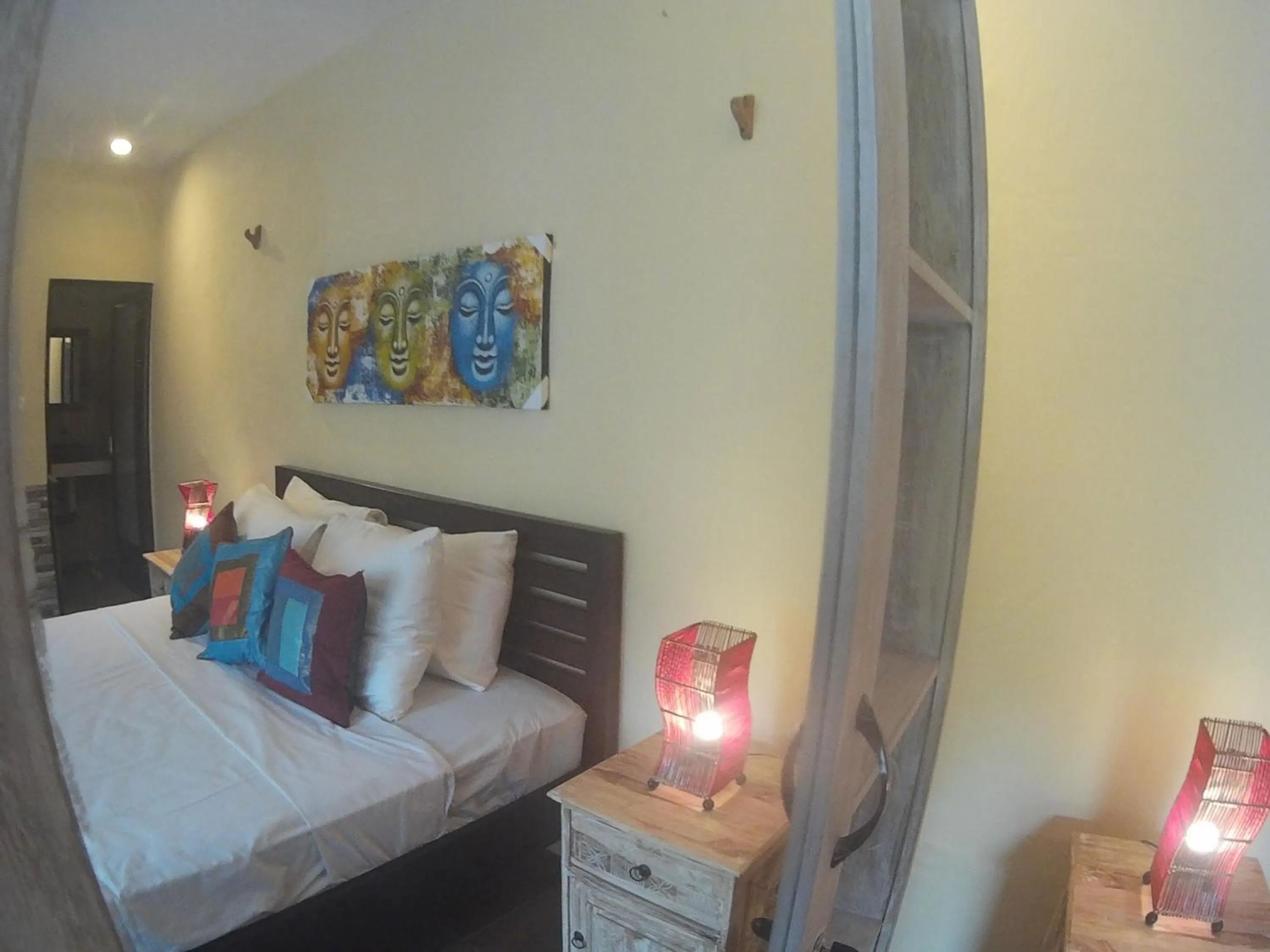 Bedroom, Bed in Canggu Pinpoint Rooms