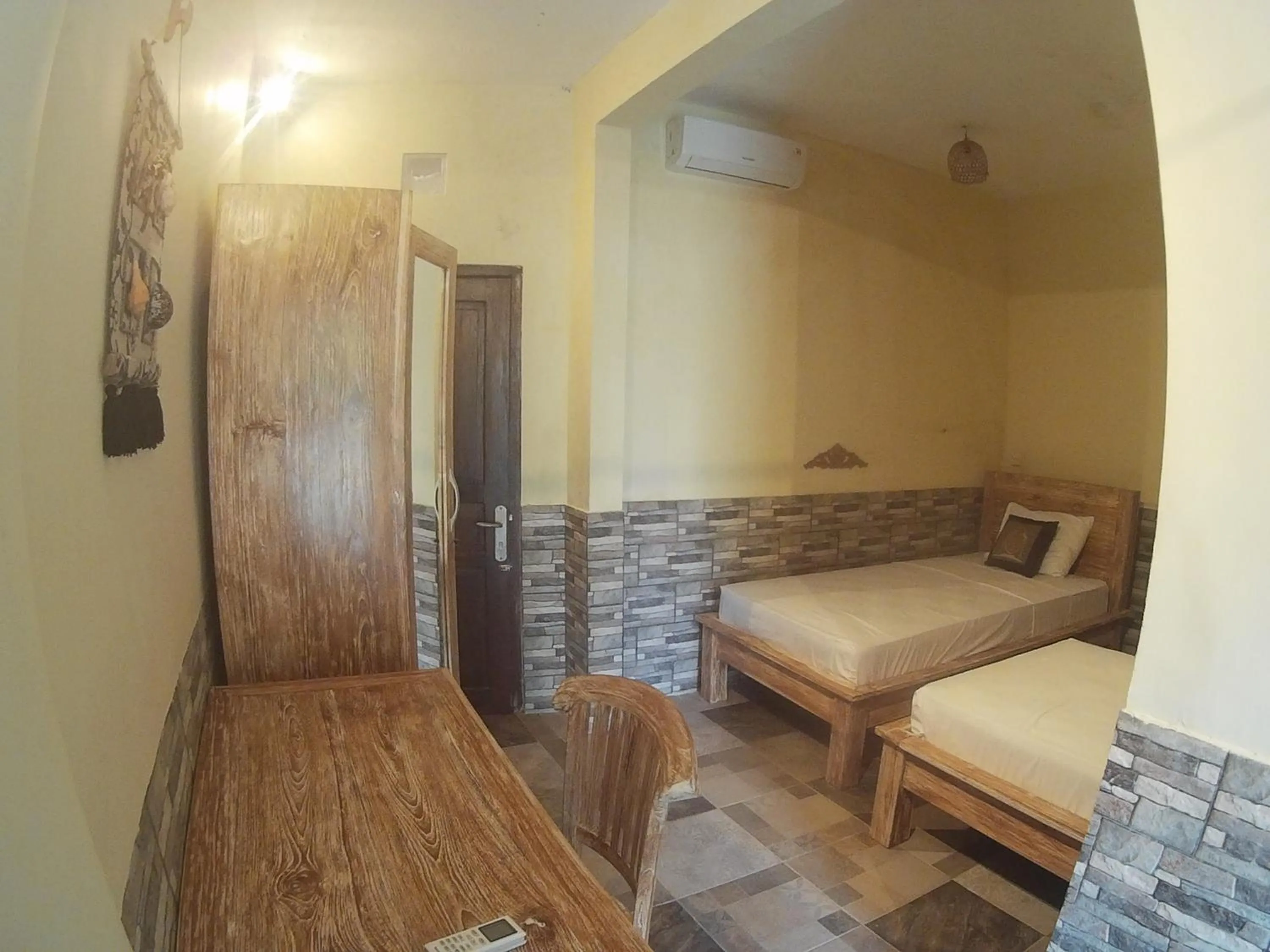 Bedroom, Bed in Canggu Pinpoint Rooms