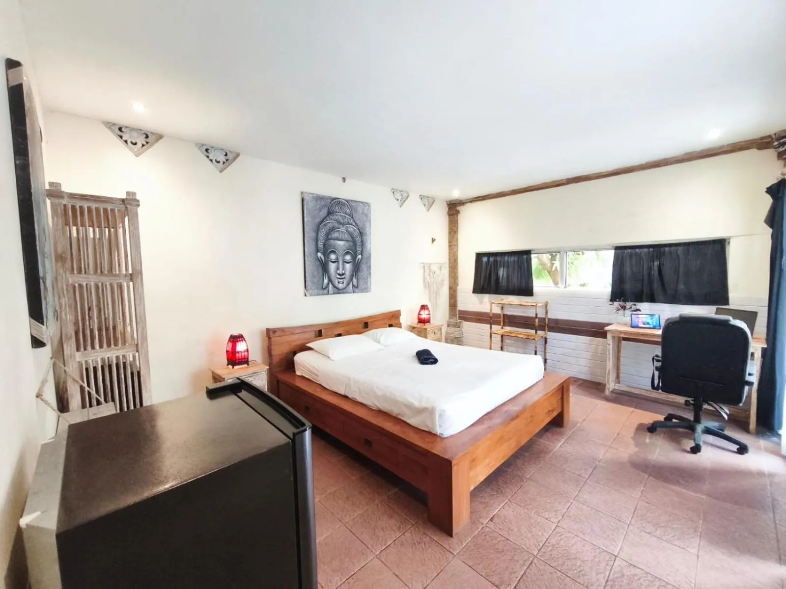 Bed in Canggu Pinpoint Rooms