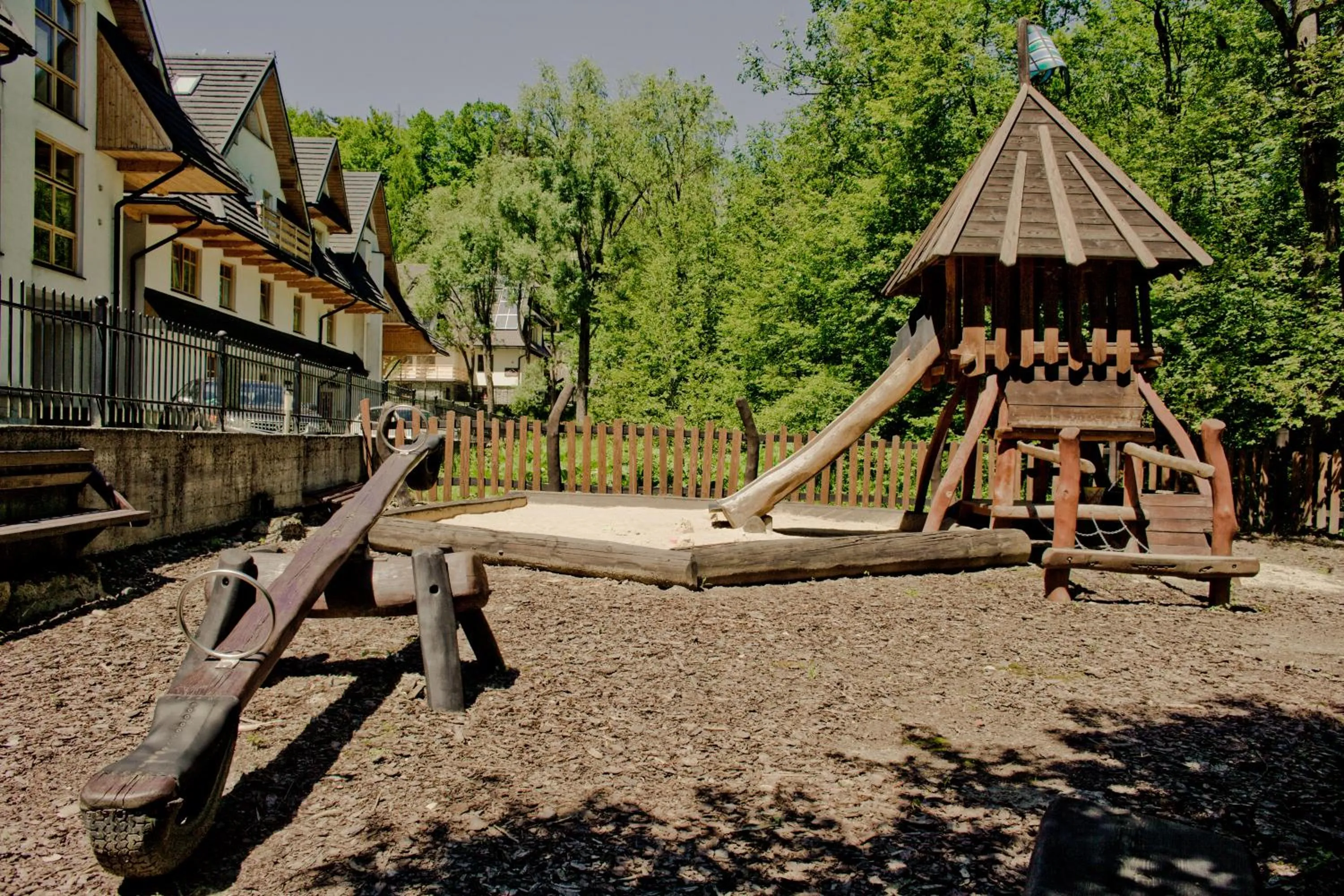 Children play ground in Aparthotel Bellamonte