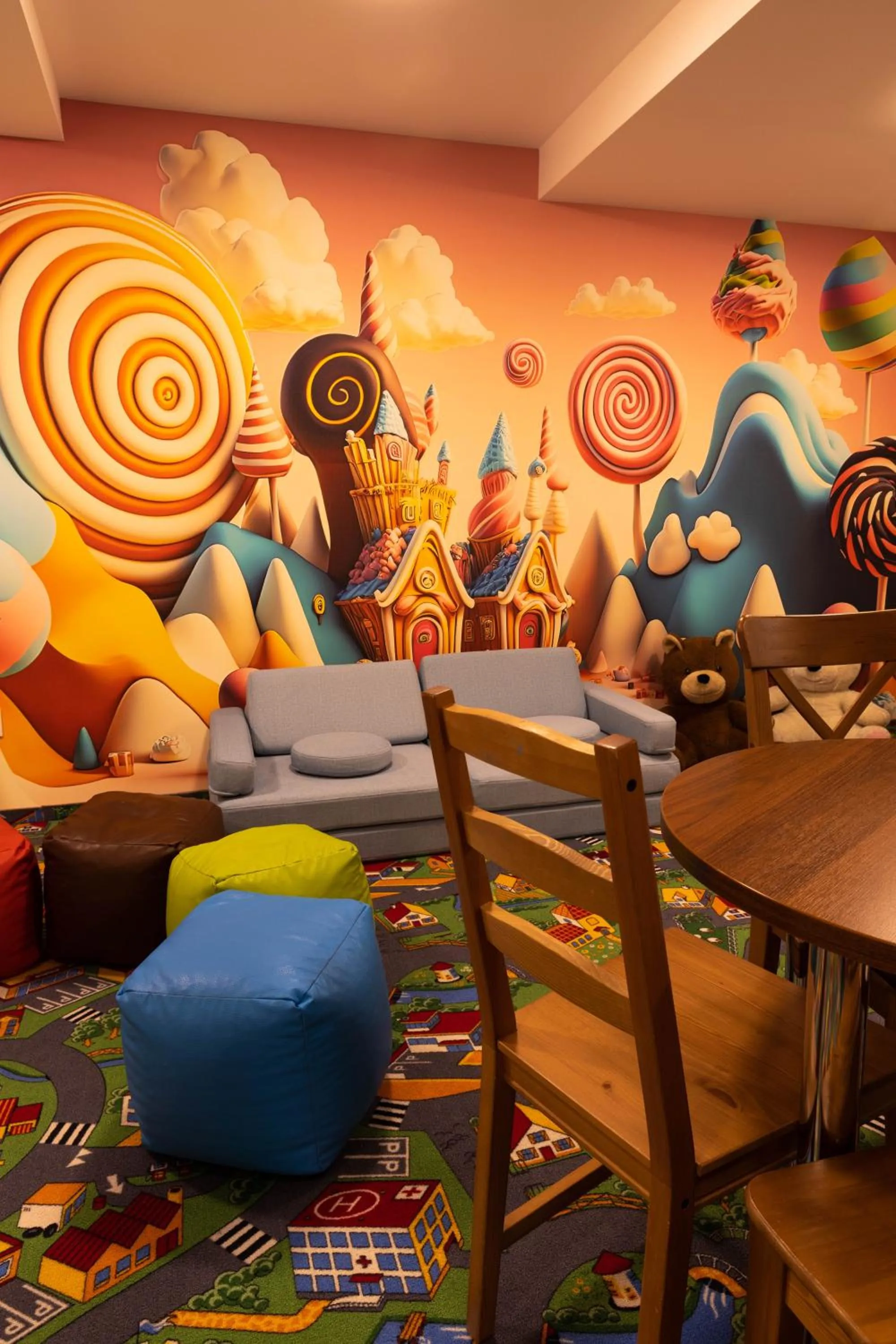 Children play ground in Aparthotel Bellamonte