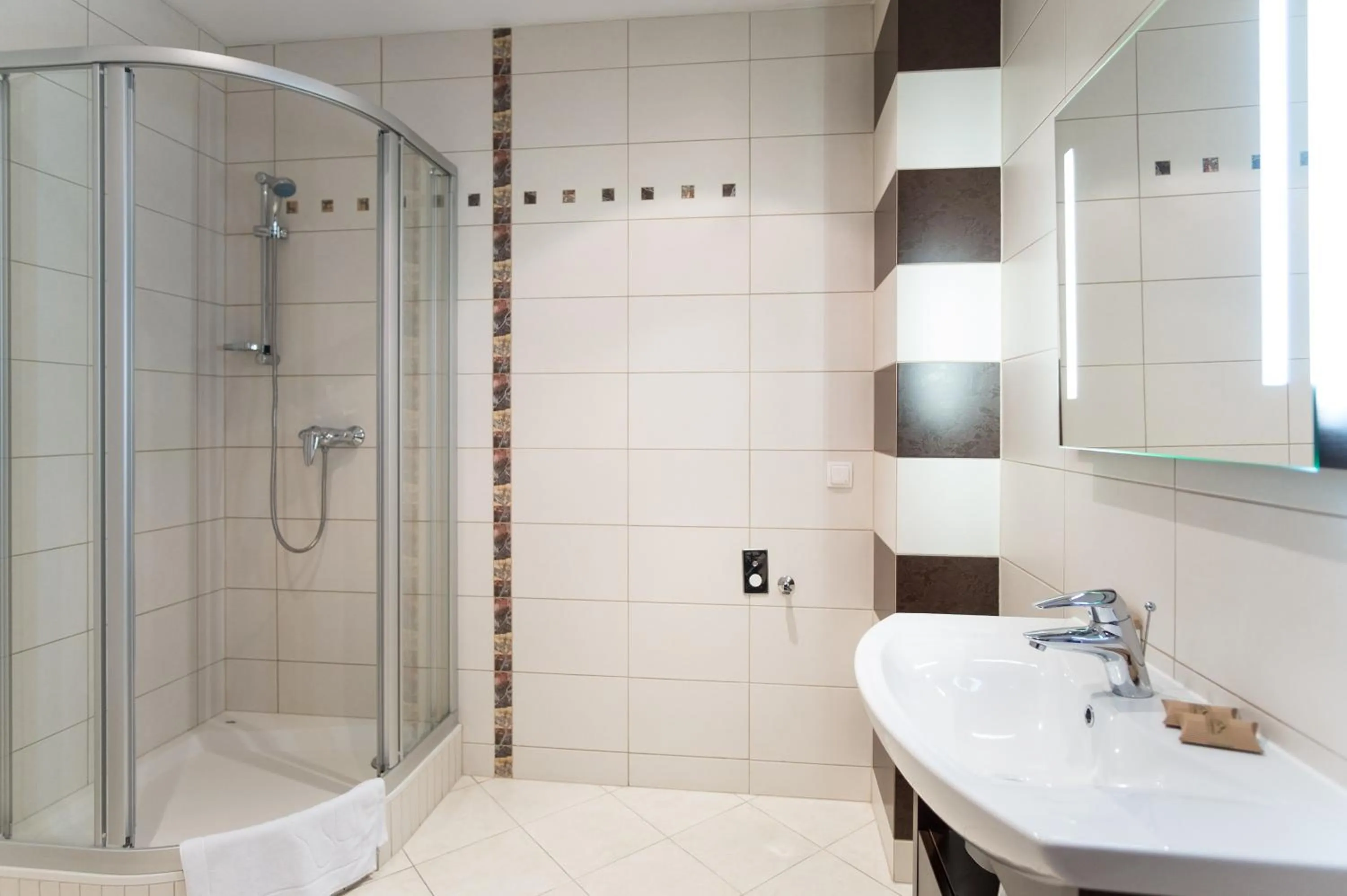 Bathroom in Aparthotel Bellamonte