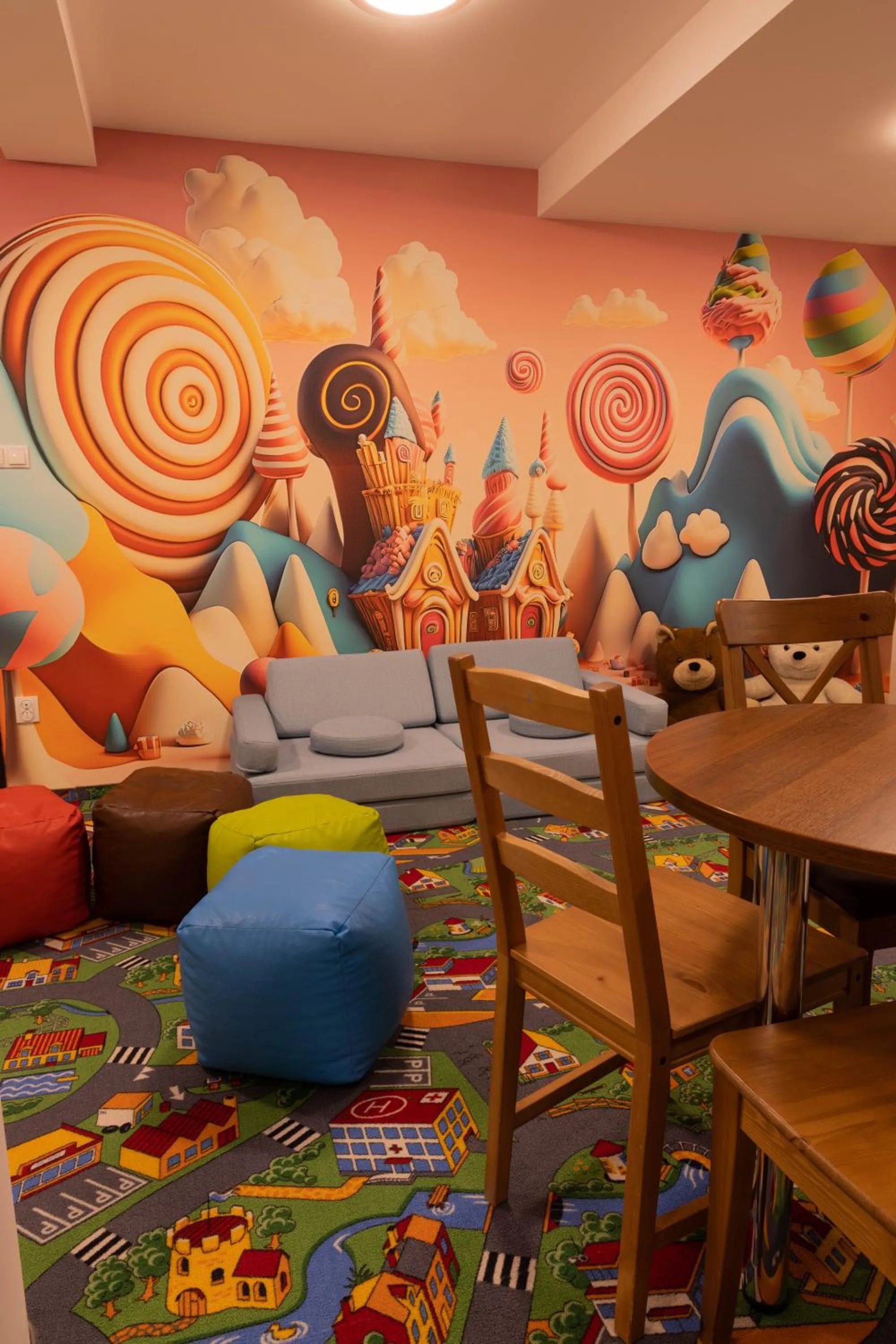 Children play ground in Aparthotel Bellamonte