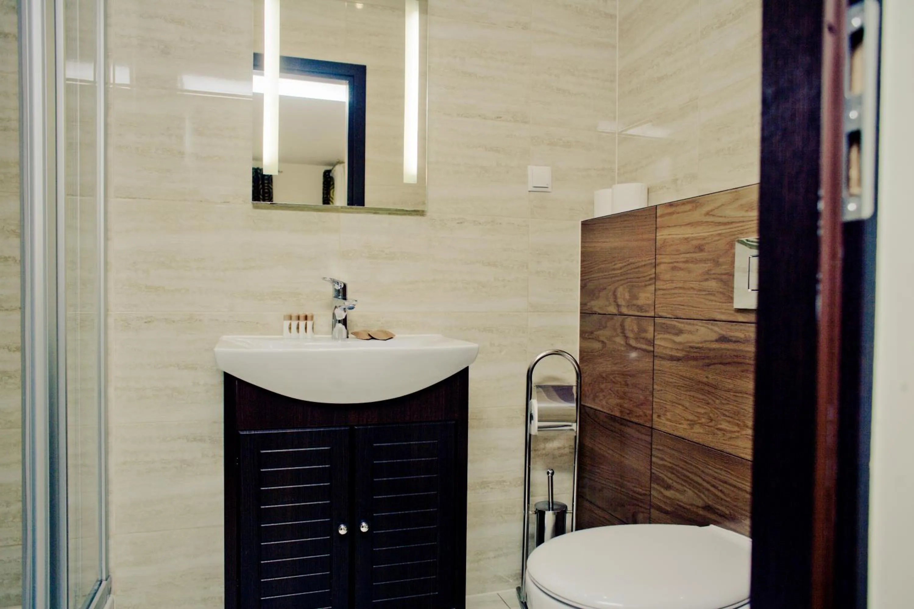 Shower in Aparthotel Bellamonte