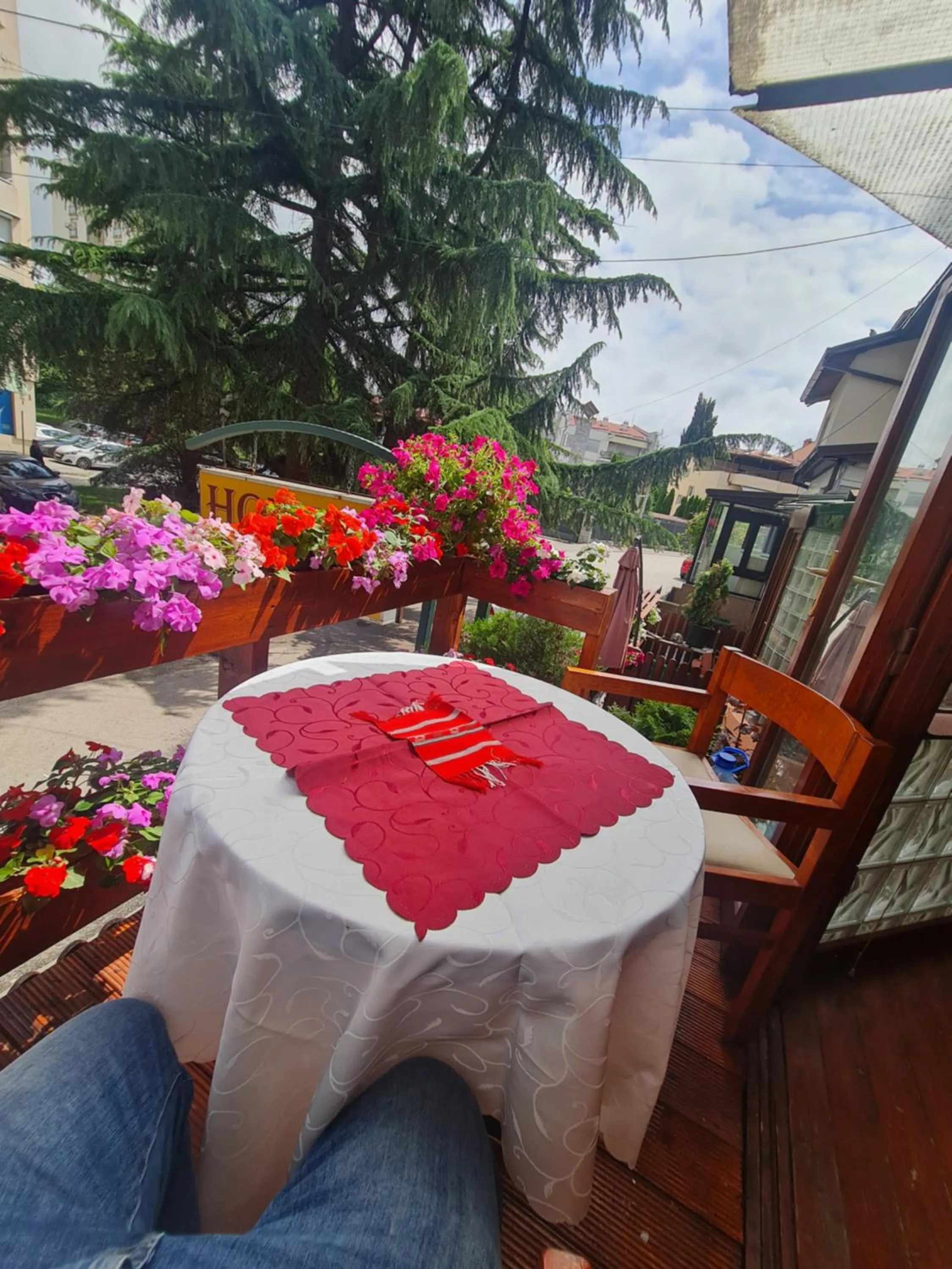 Dining area in Hotel Kapistec Skopje