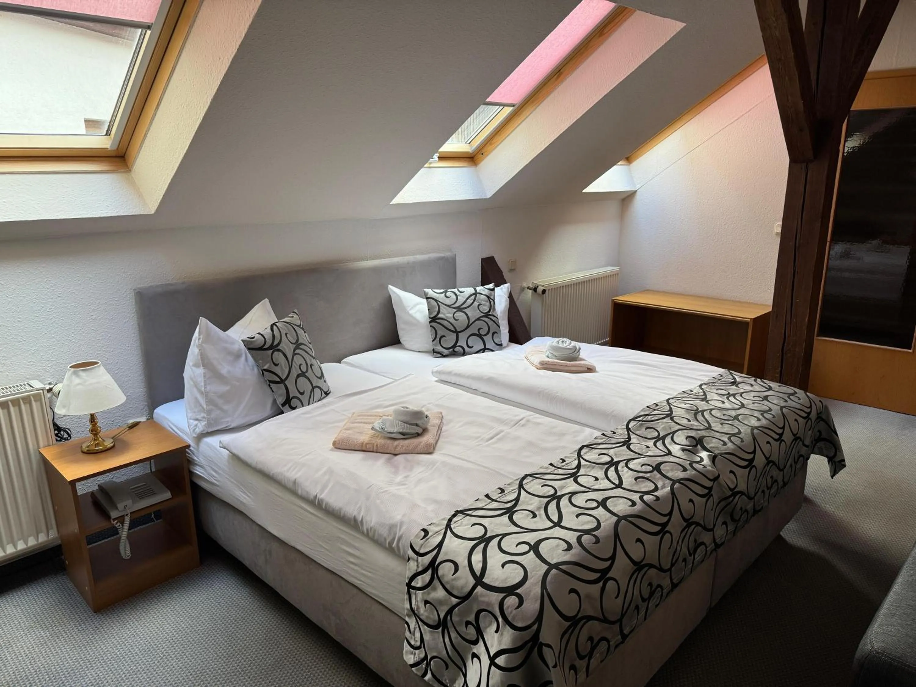 Bed in Hotel Zum Kanzler