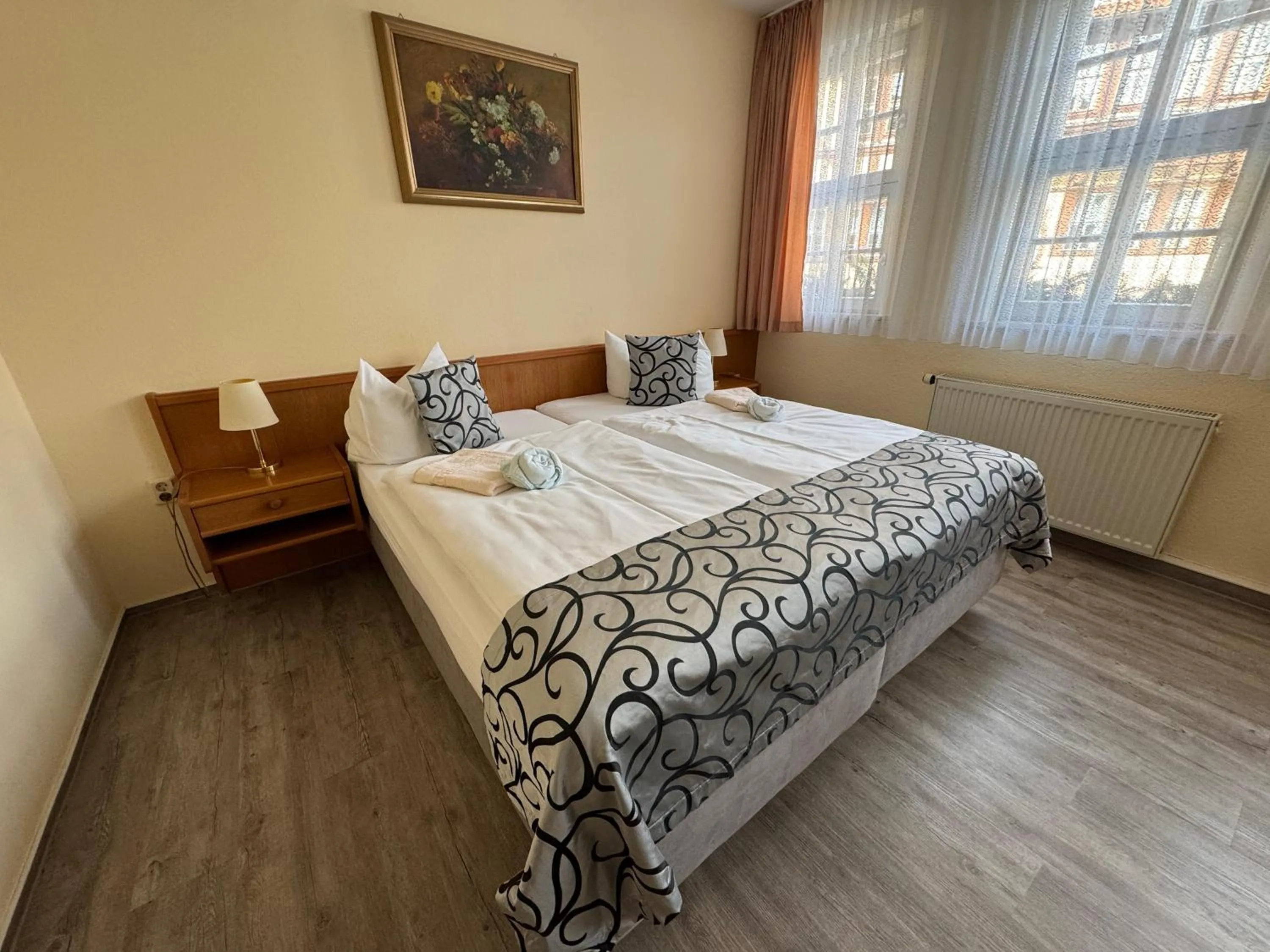 Bed in Hotel Zum Kanzler