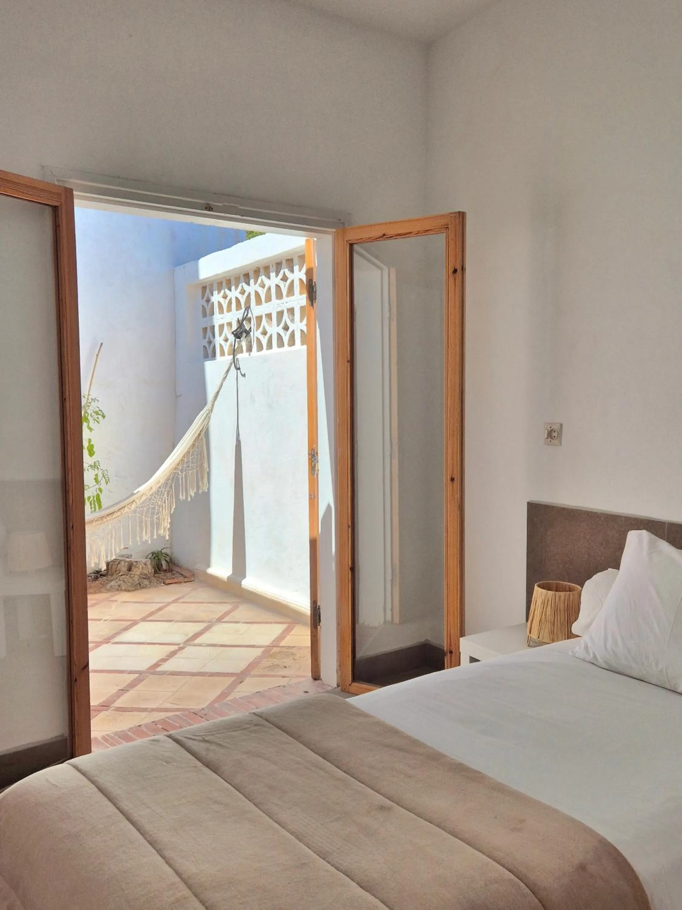 Bed in Hotel Villa Soleil