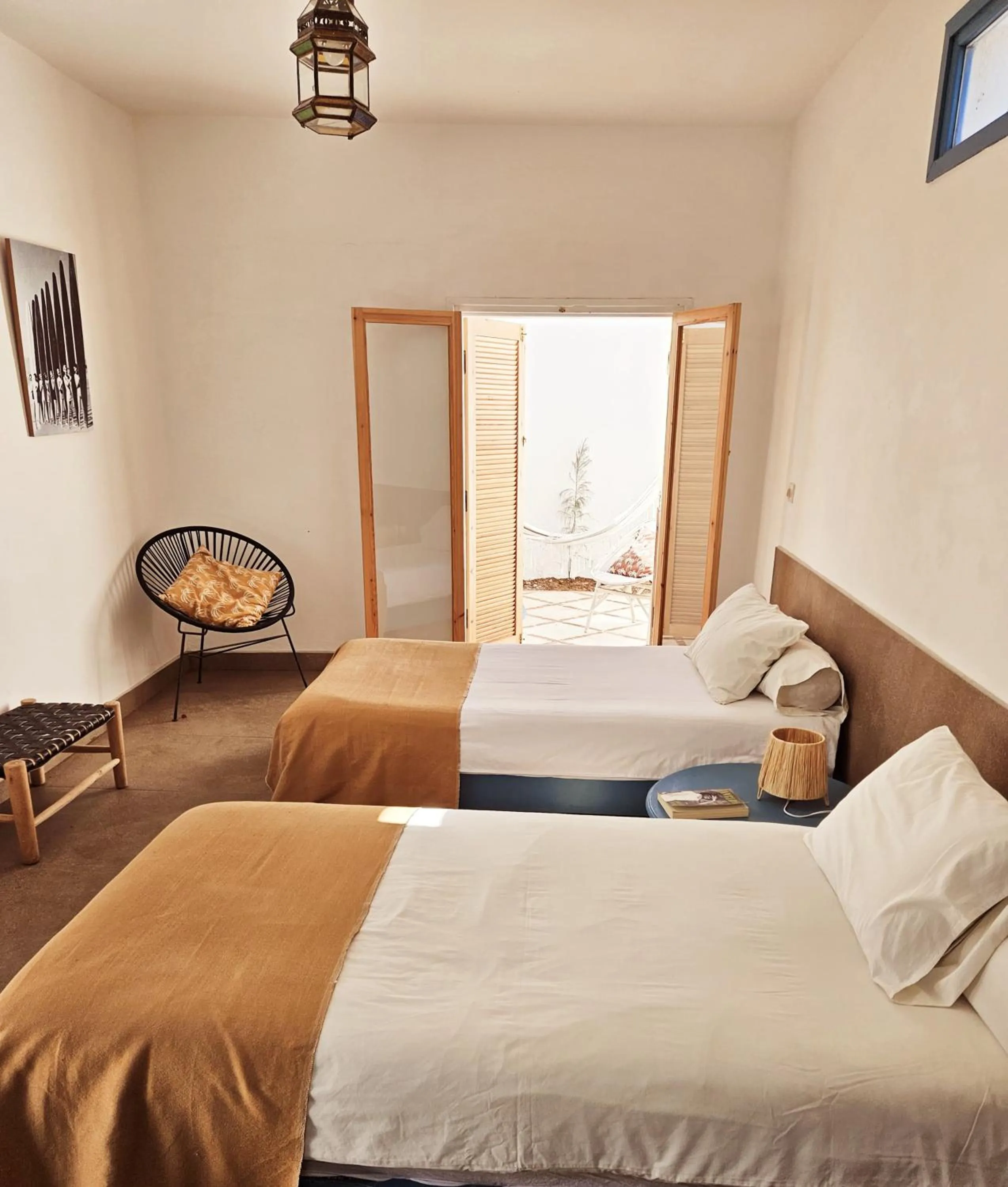 Bed in Hotel Villa Soleil