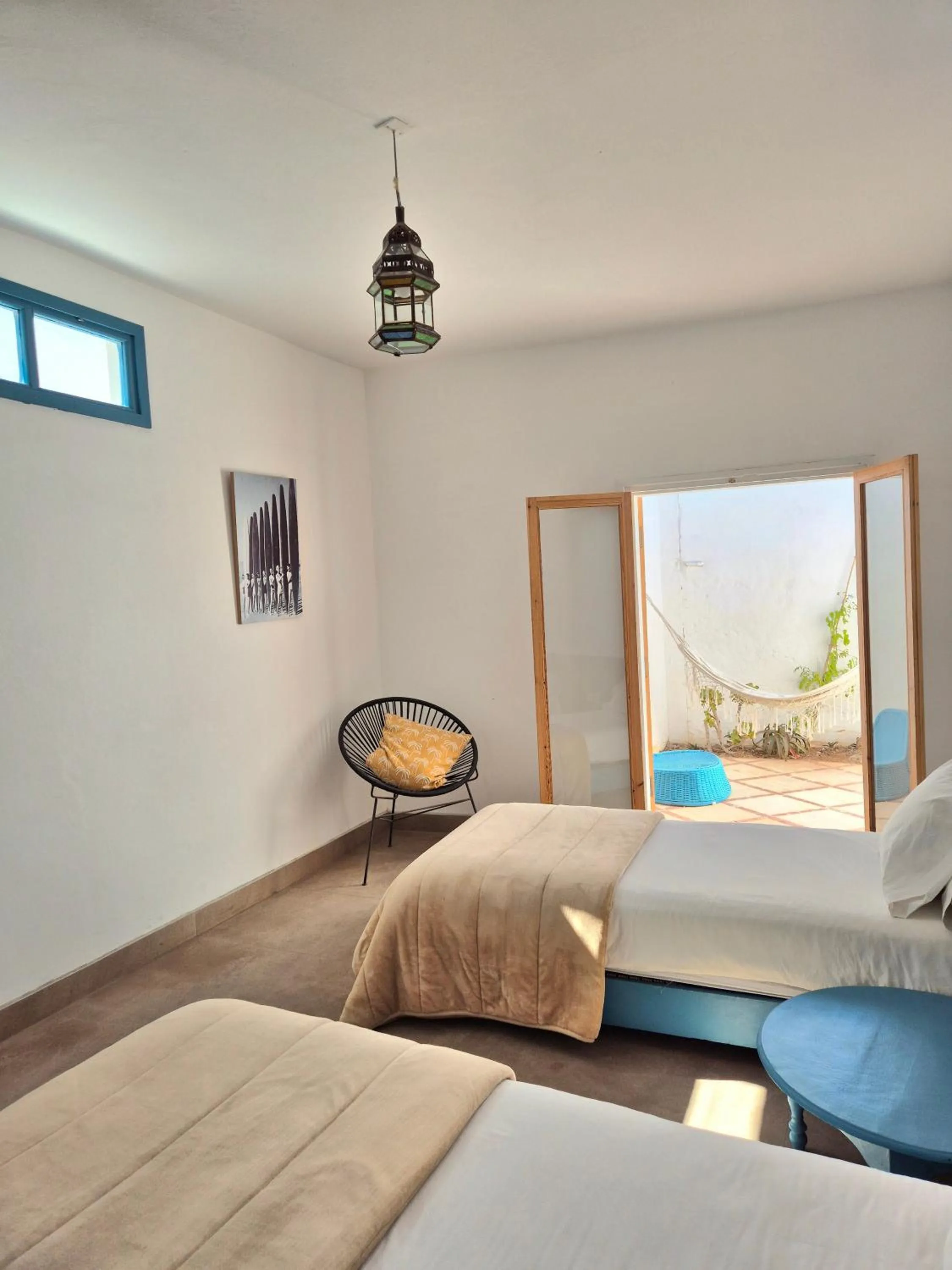 Bed in Hotel Villa Soleil