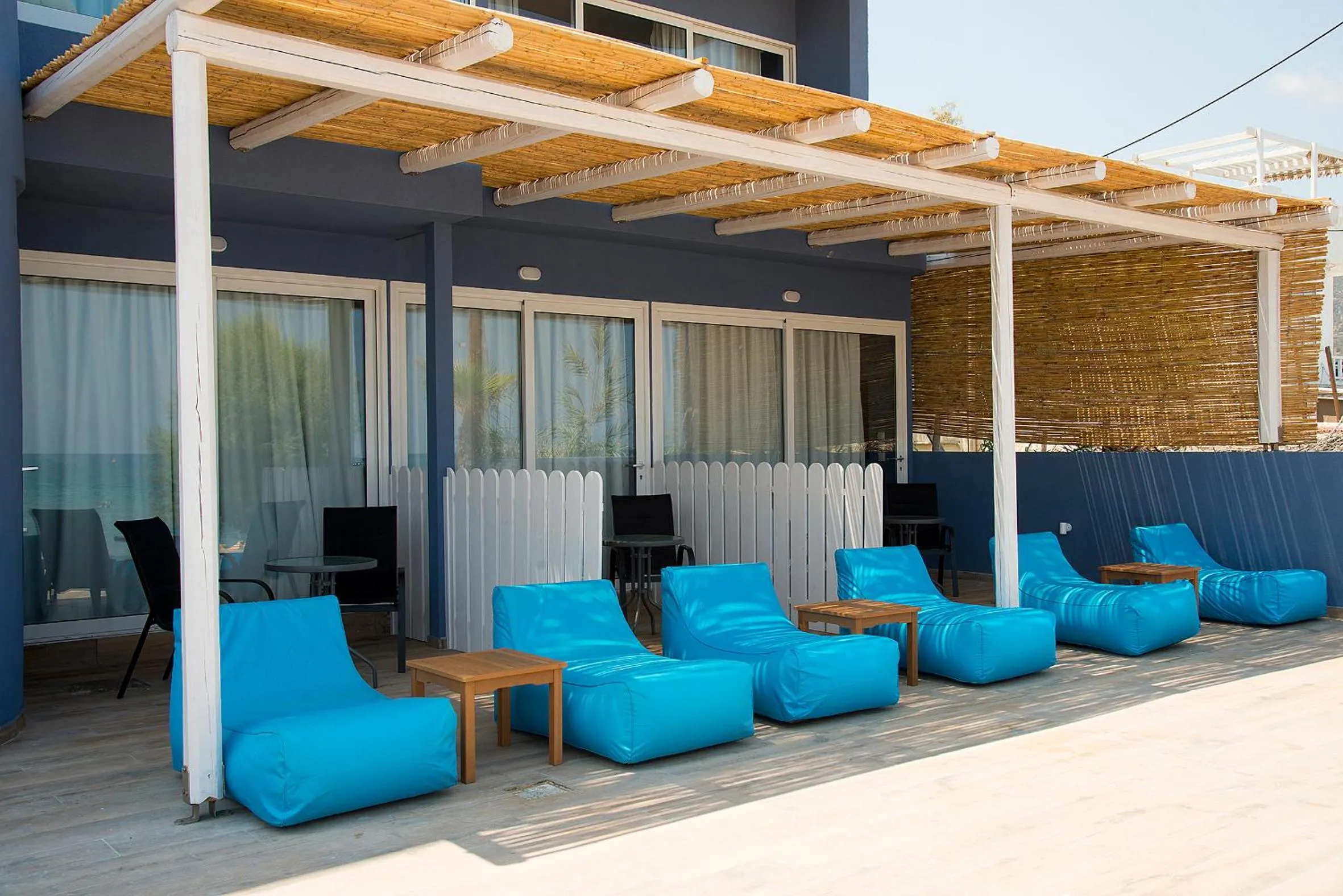 Patio in Stalis Hotel