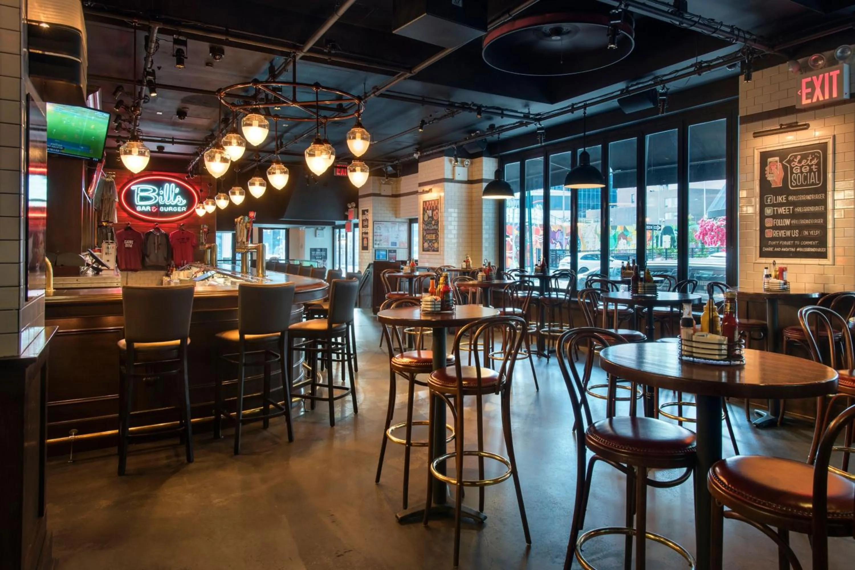 Lounge or bar in New York Marriott Downtown