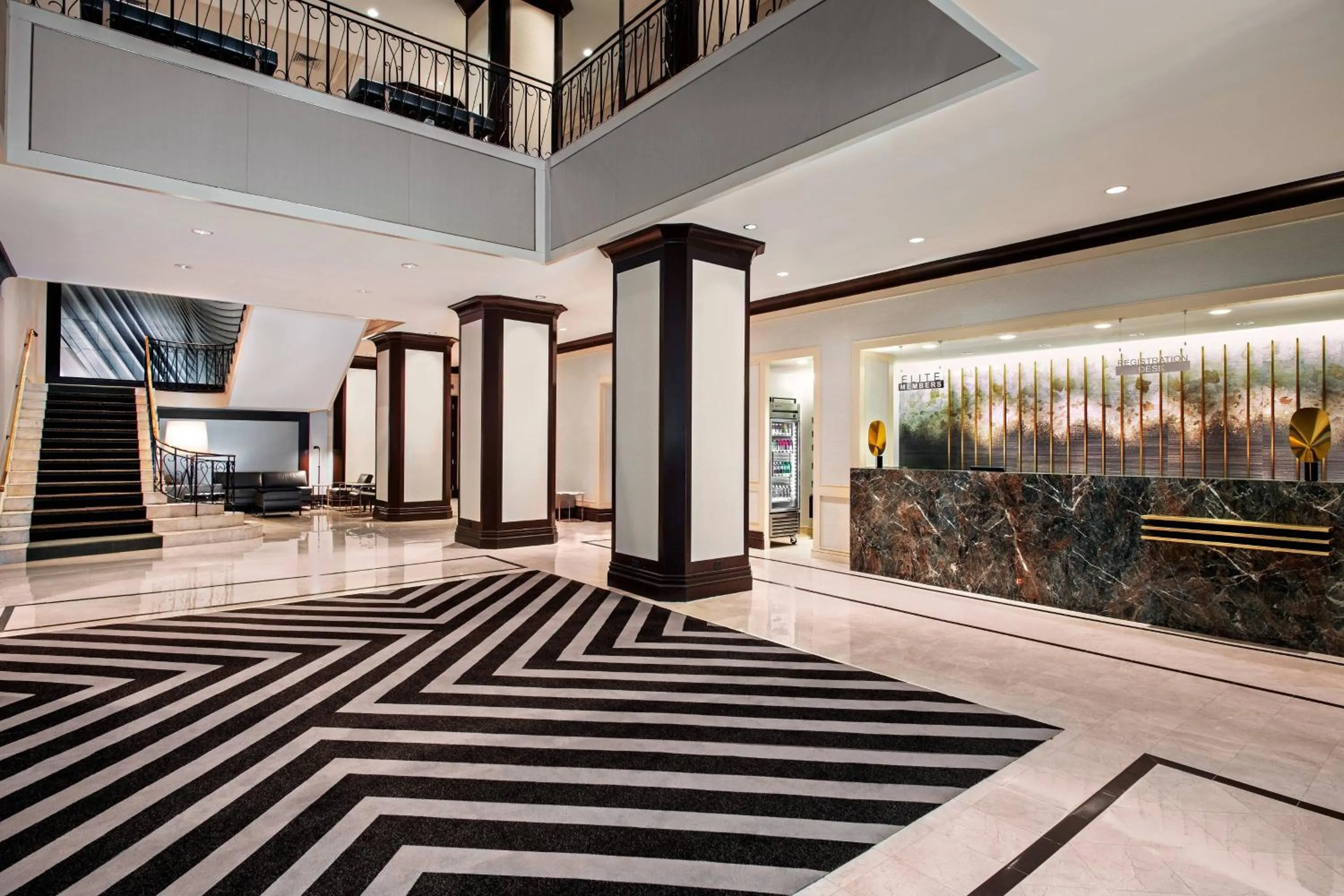 Lobby or reception in New York Marriott Downtown