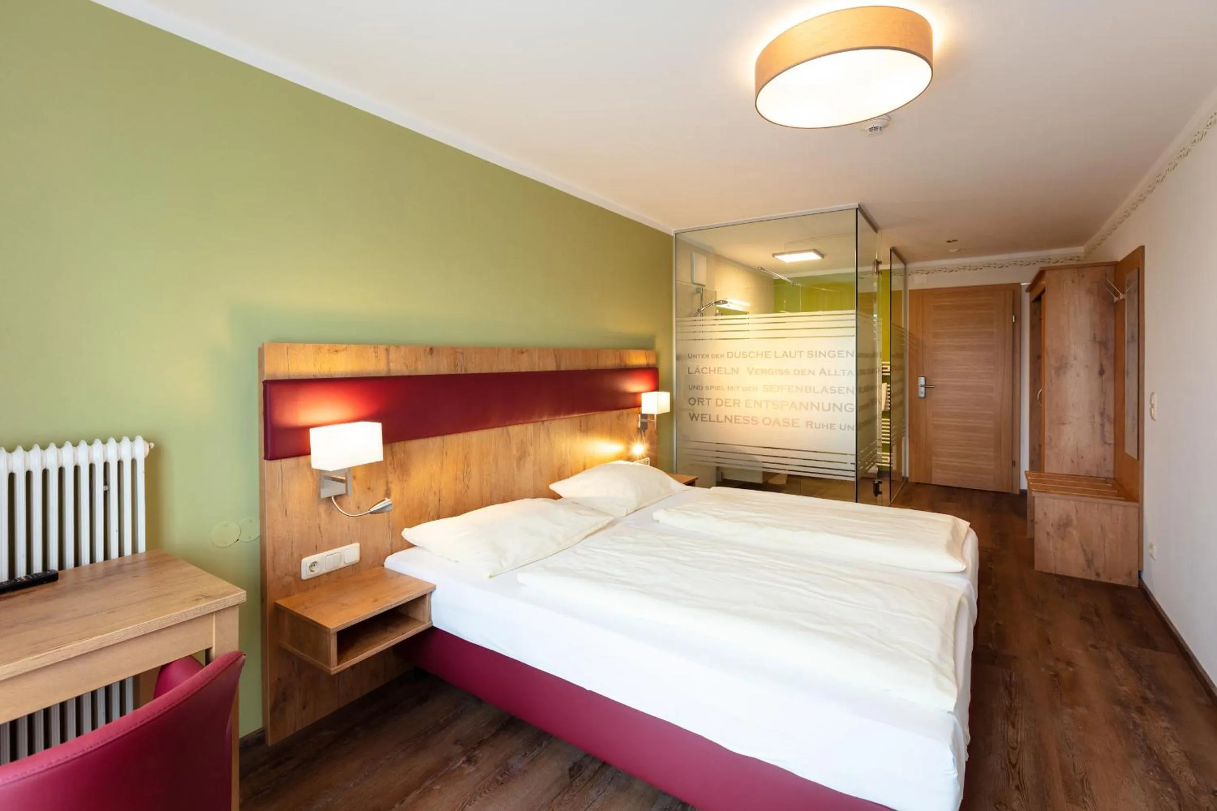 Bed in Ferienhotel Herzog