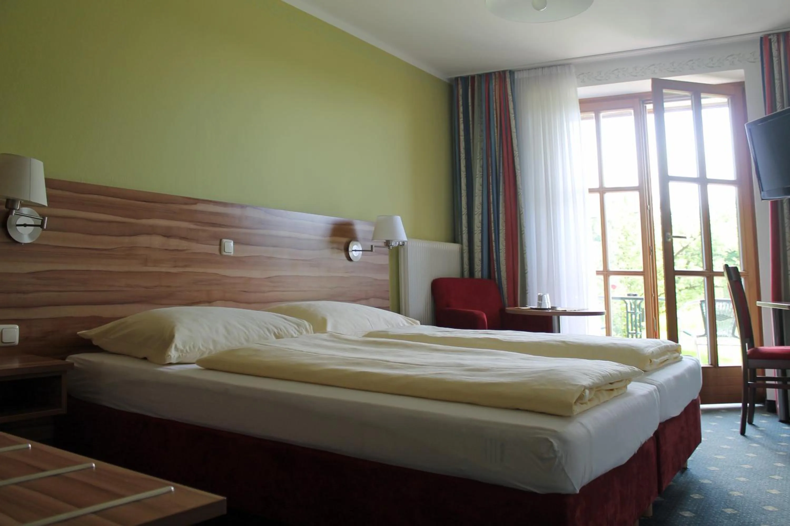 Bed in Ferienhotel Herzog