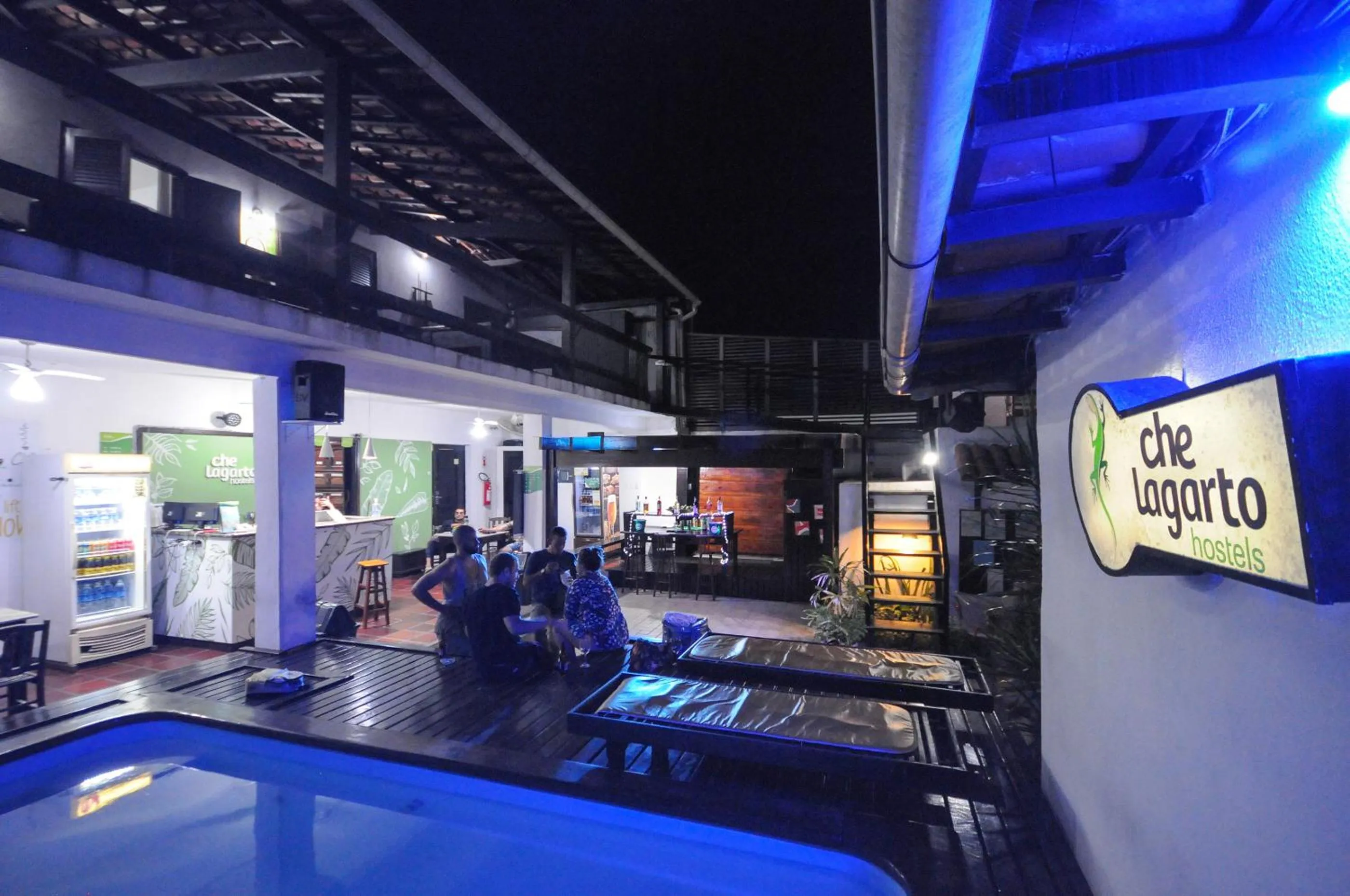 Patio in Che Lagarto Hostel Búzios