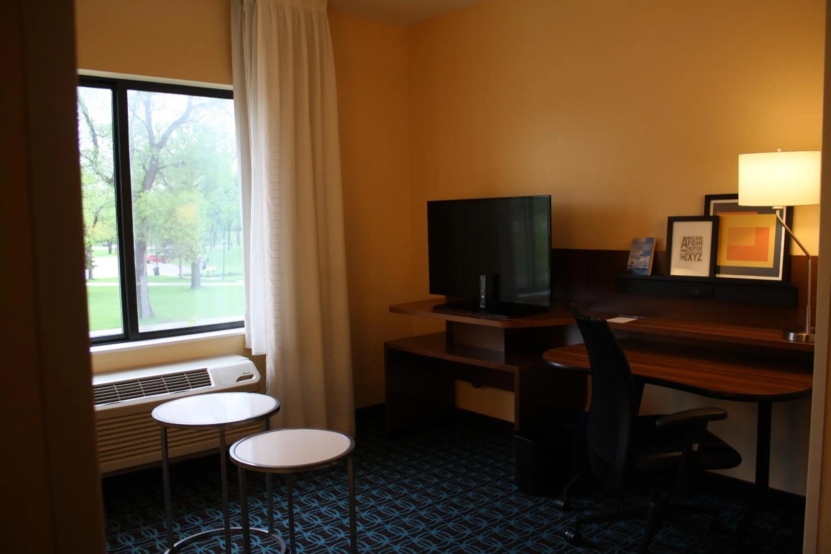 Communal lounge/ TV room in Fairfield Inn & Suites by Marriott Detroit Lakes