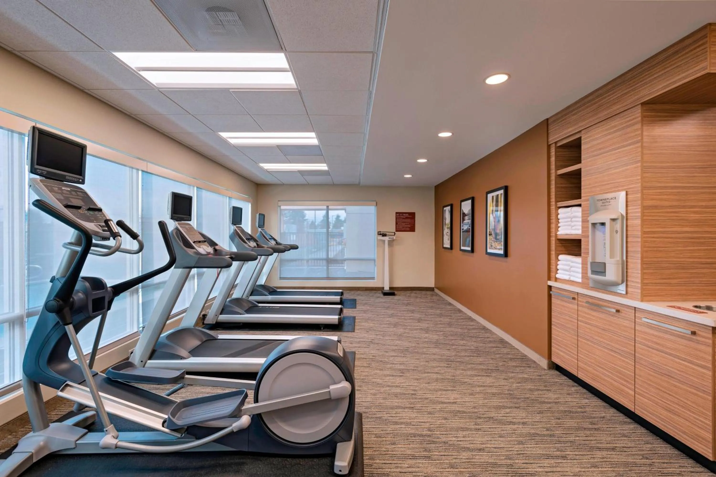 Fitness centre/facilities in TownePlace Suites by Marriott Tacoma Lakewood