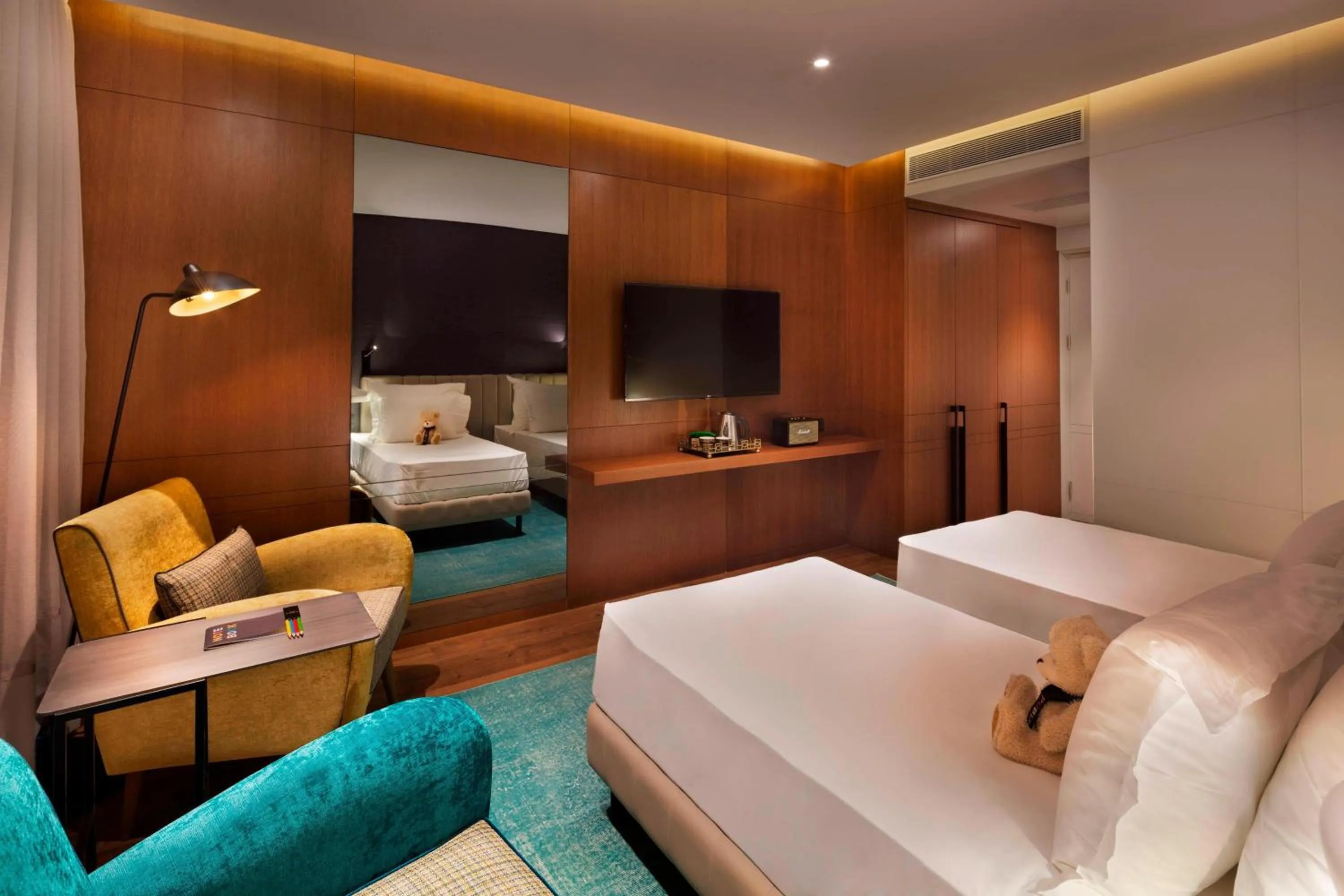 Photo of the whole room, Bed in Publica Isrotel, Autograph Collection