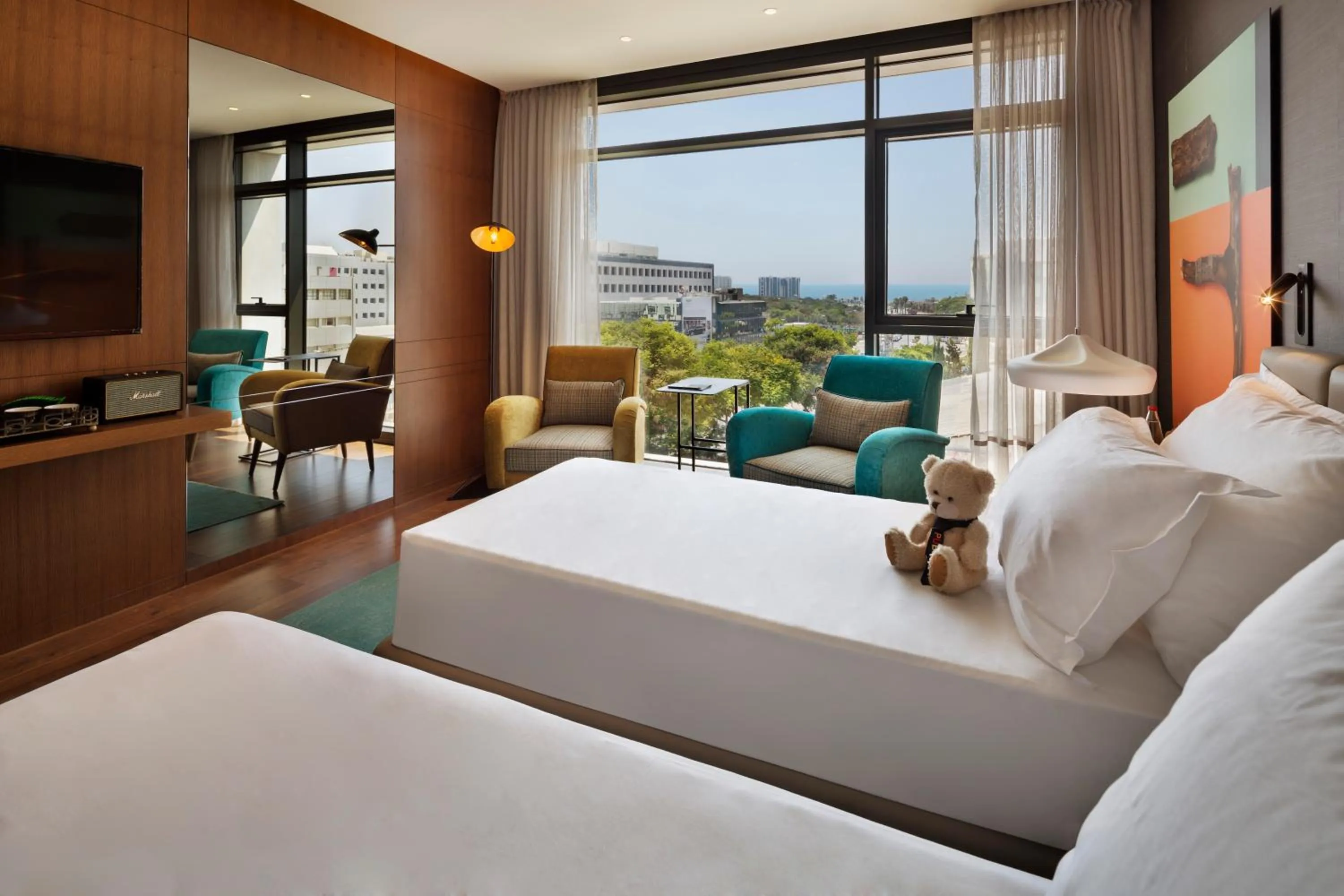 Bedroom, Bed in Publica Isrotel, Autograph Collection