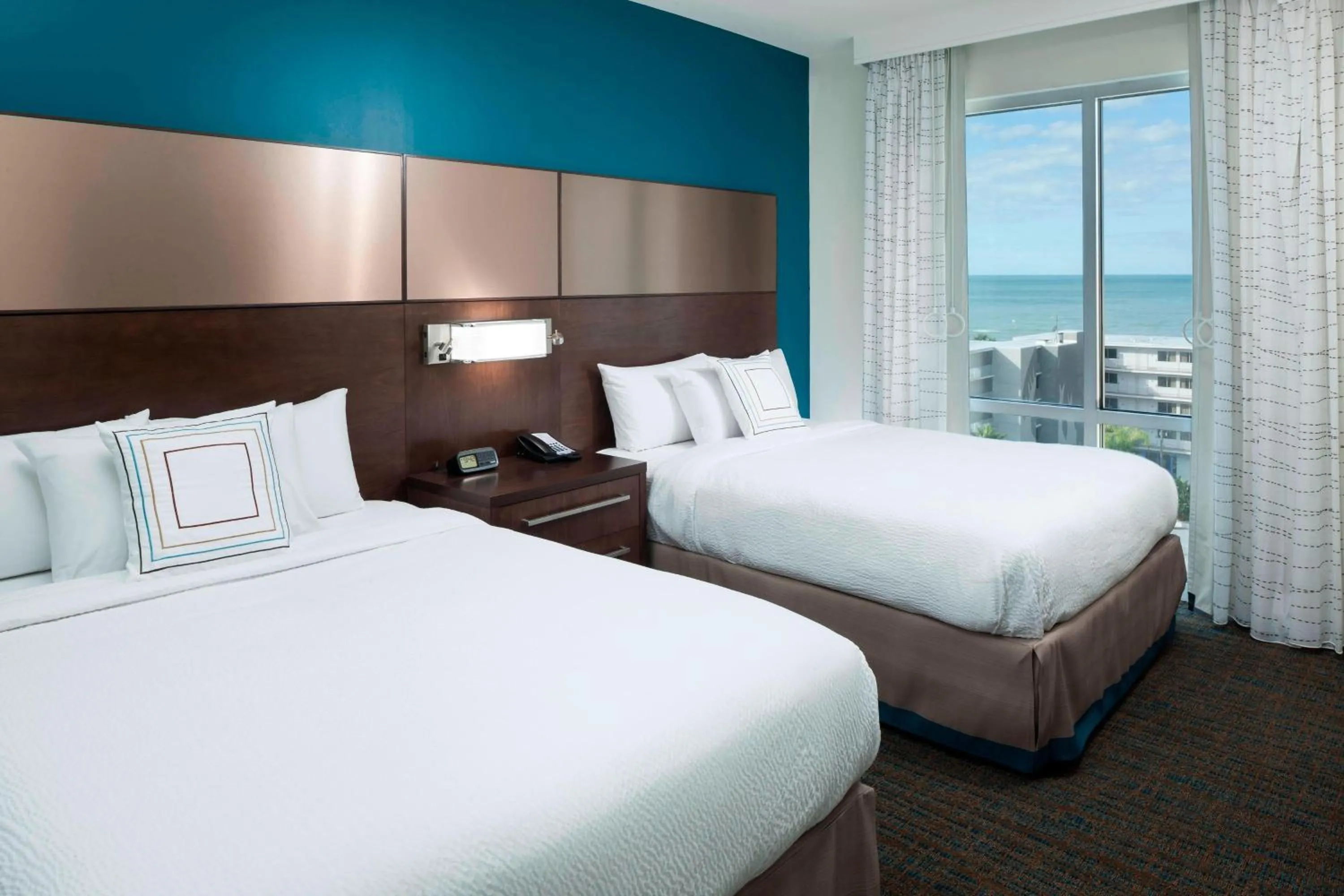 Bedroom, Bed in Residence Inn by Marriott Clearwater Beach