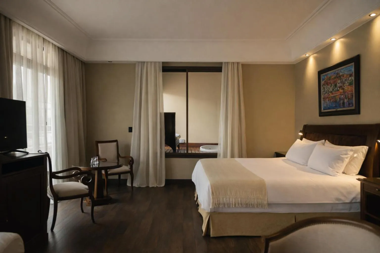 Bedroom, Bed in Hotel Almería