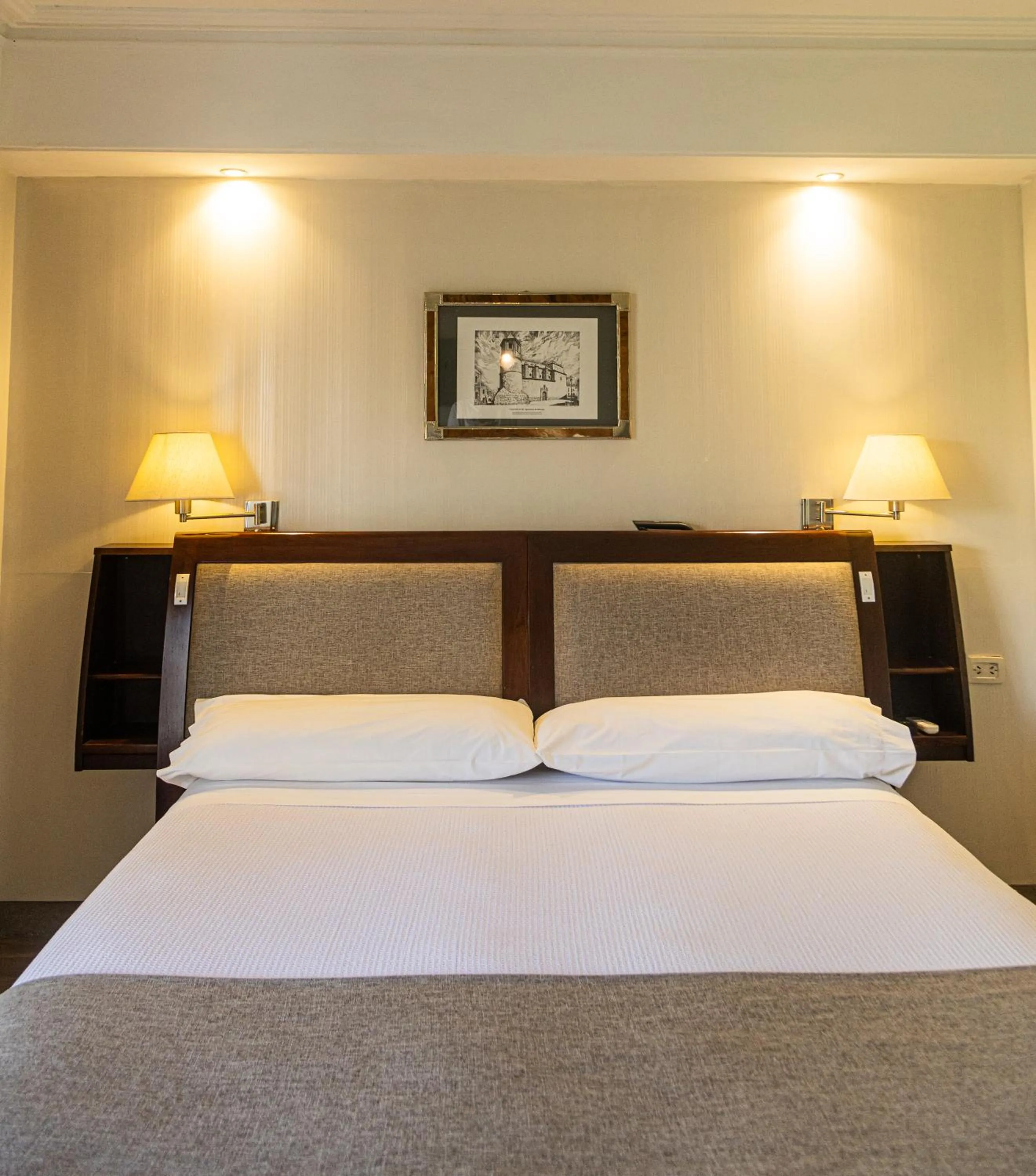 Property building, Bed in Hotel Almería