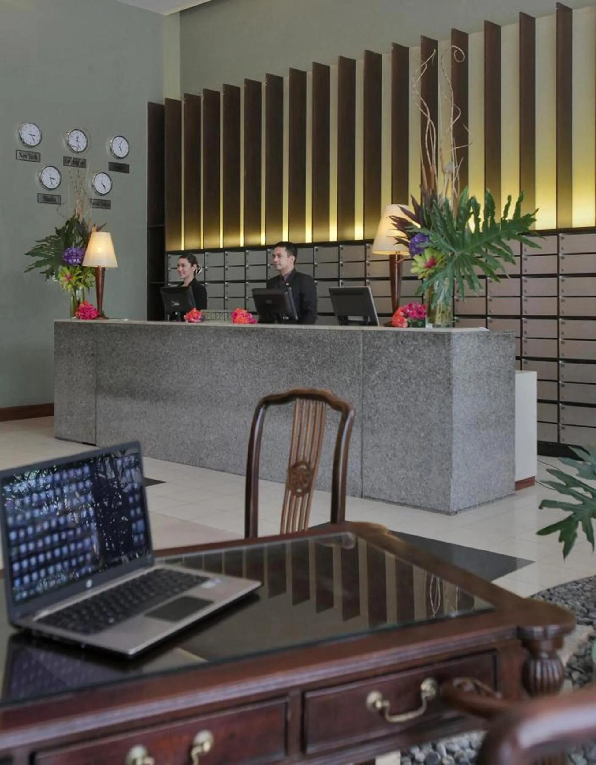 Lobby or reception in The Malayan Plaza Hotel