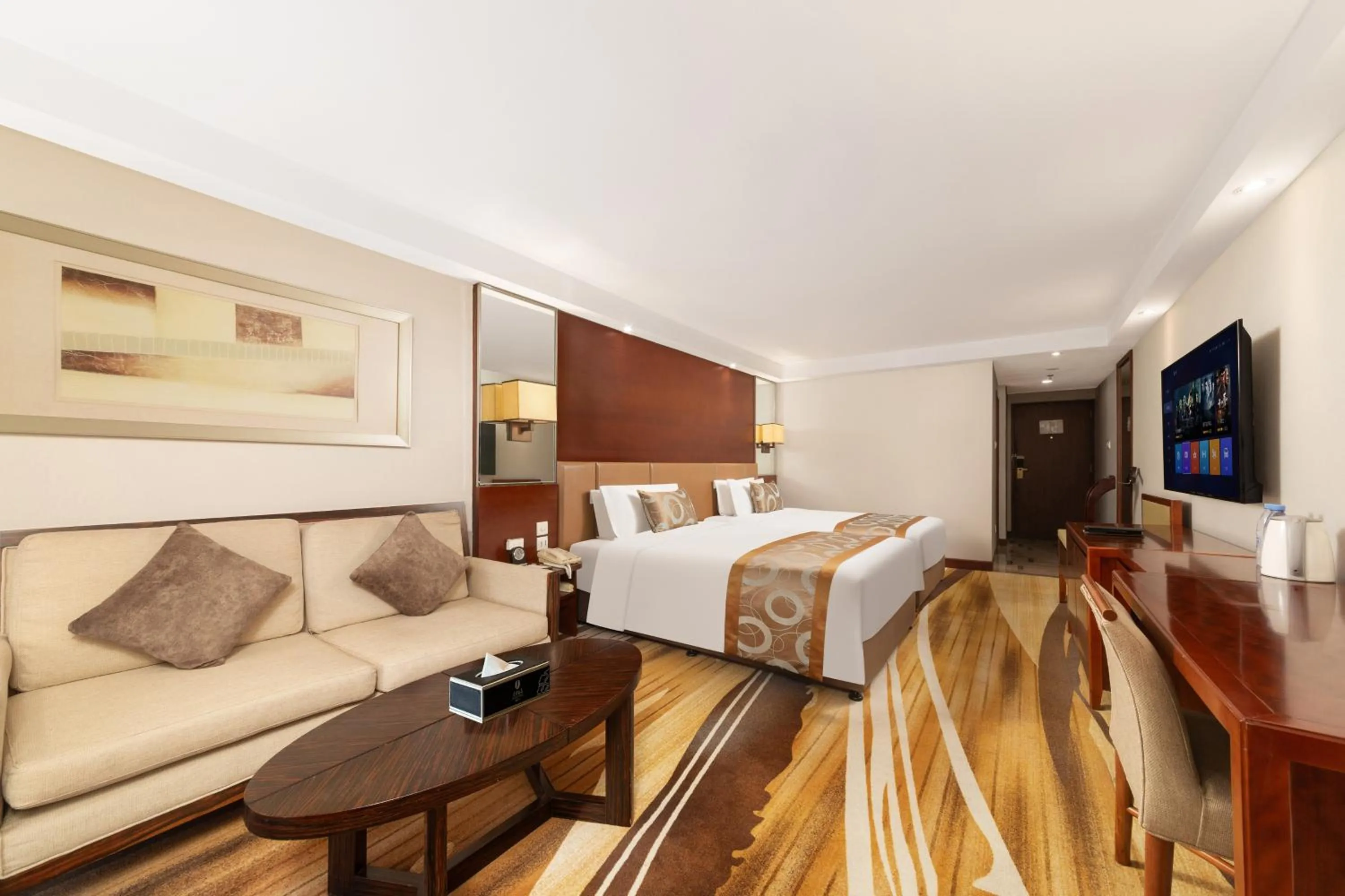 Bed in Jianguo Hotel Xi'an