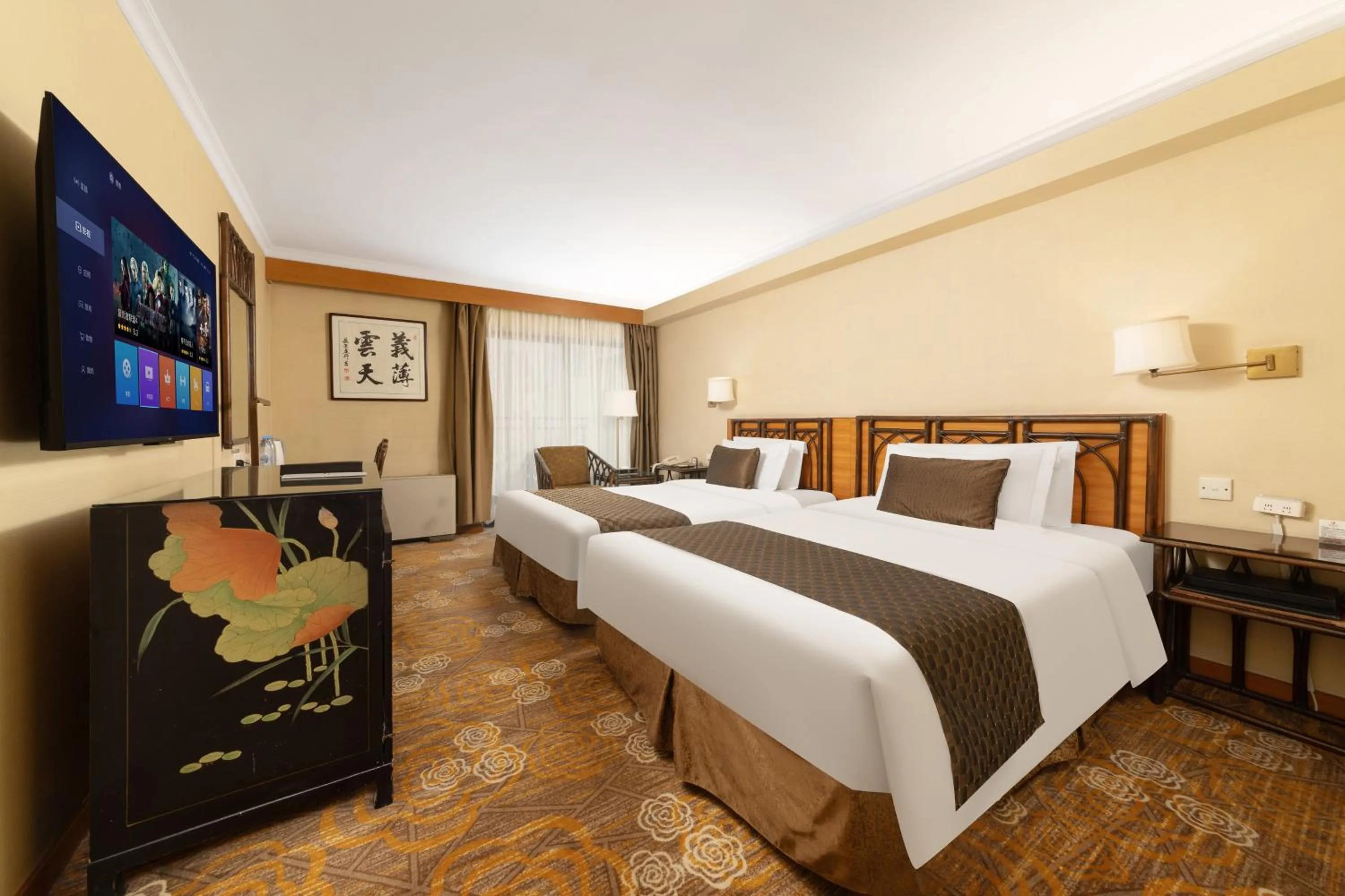 Bed in Jianguo Hotel Xi'an