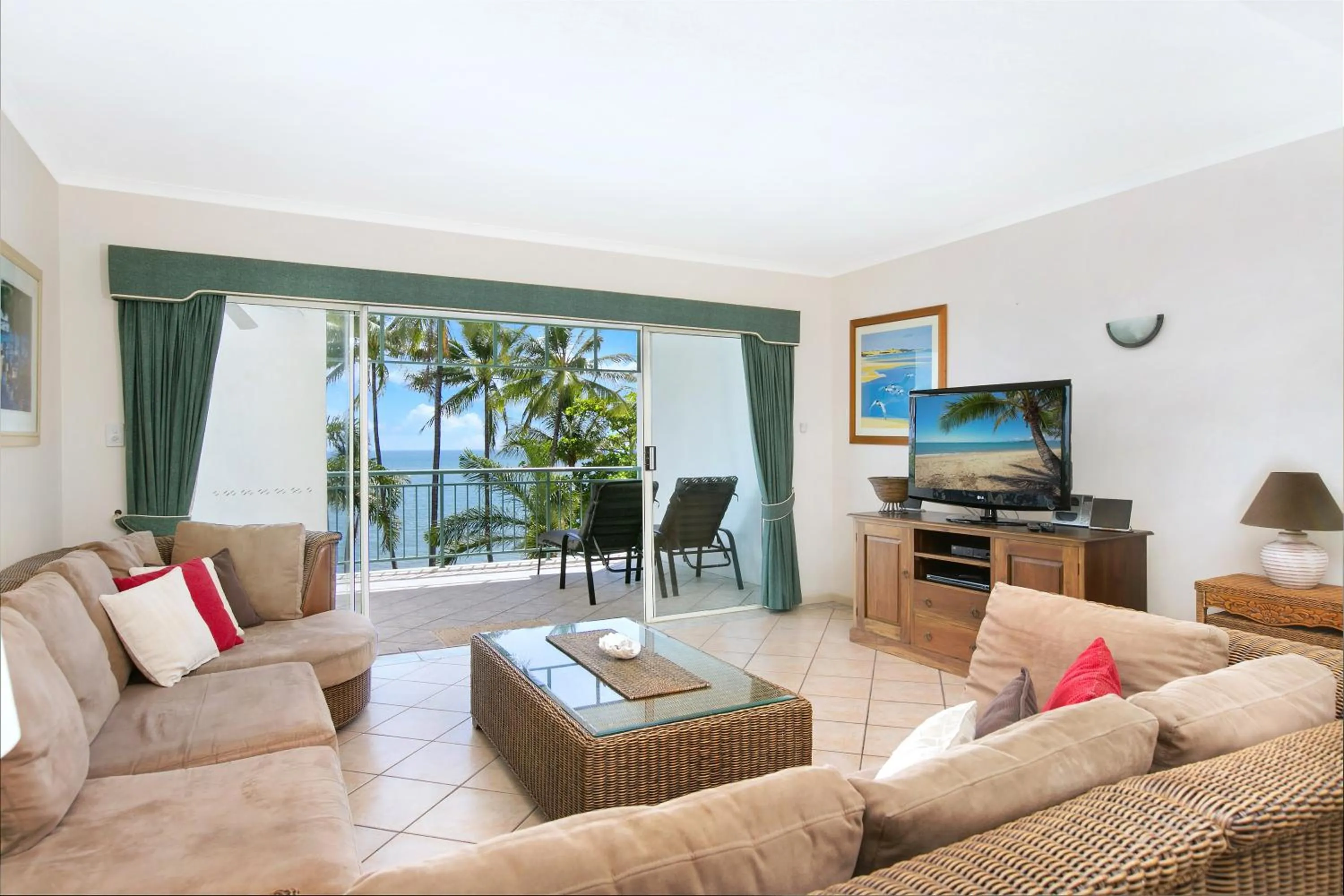 Living room in Trinity Waters Boutique Beachfront
