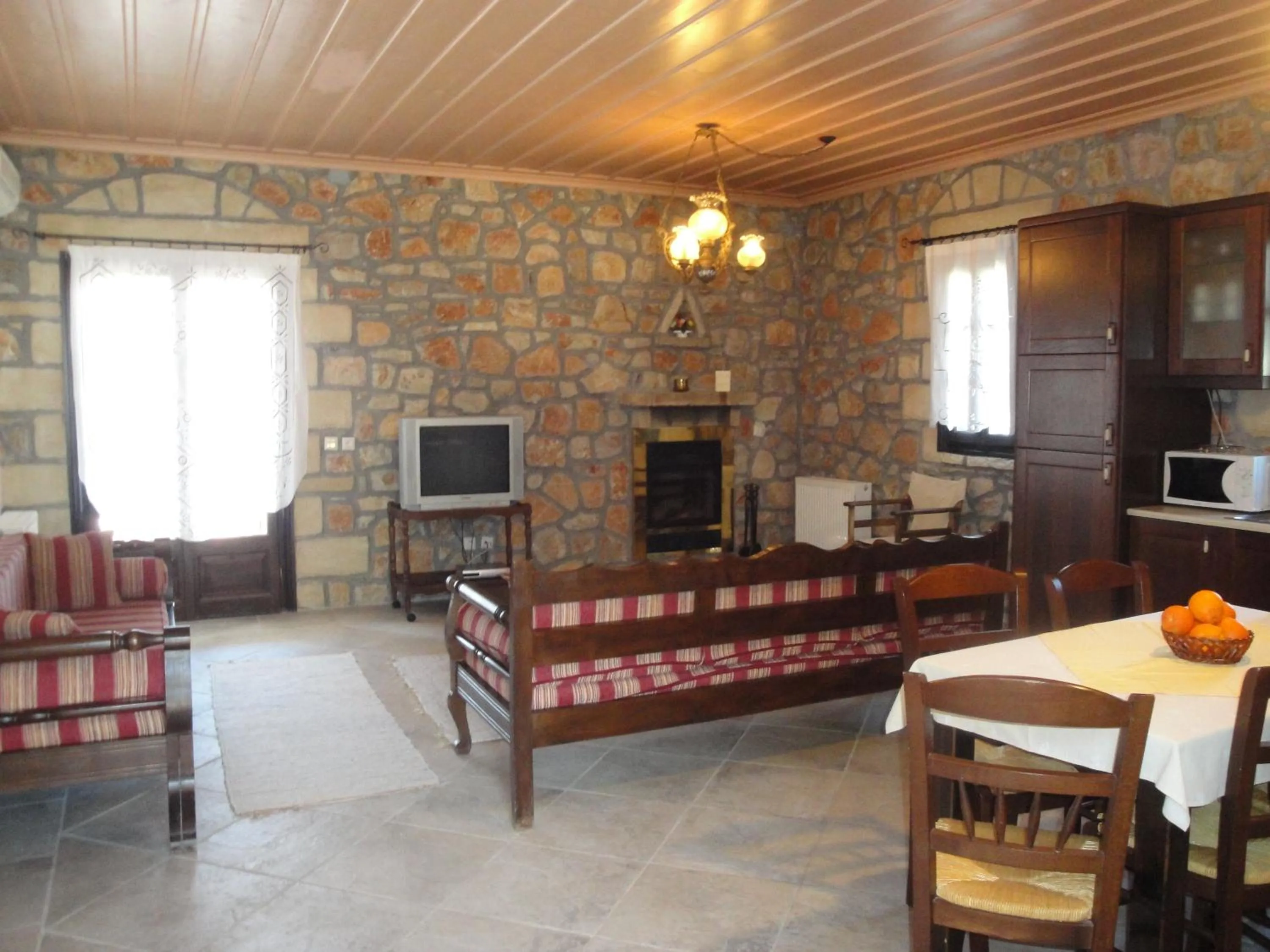 Living room in Klymeni Traditional Homes