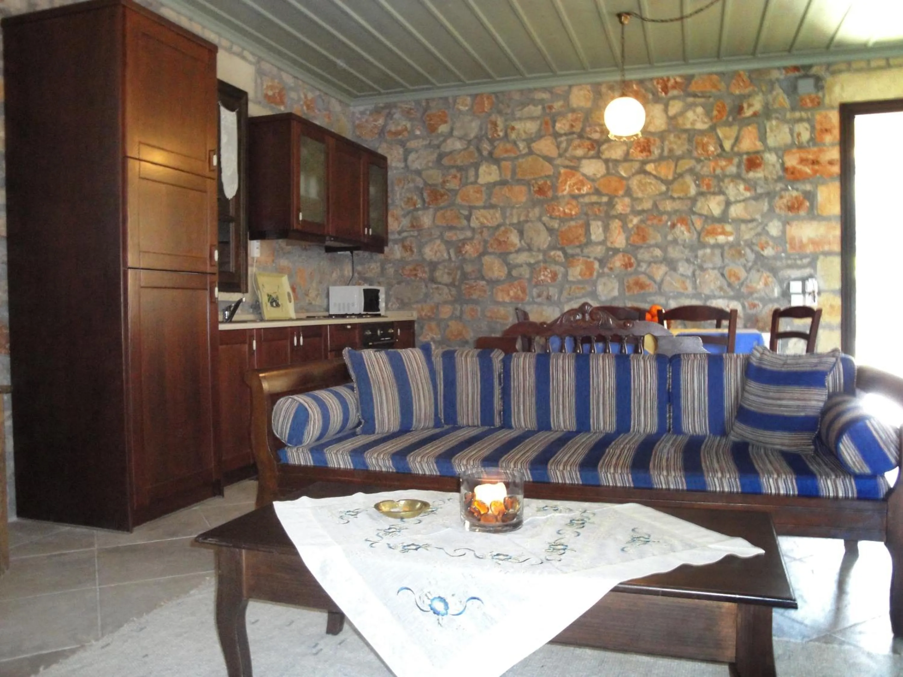Living room in Klymeni Traditional Homes