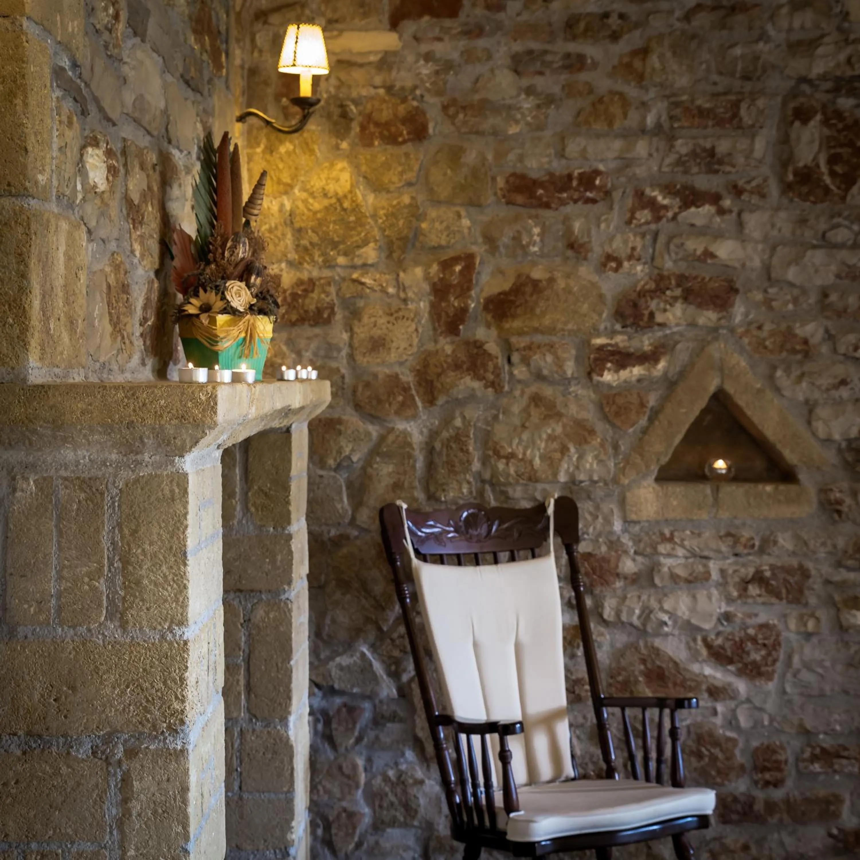 Living room in Klymeni Traditional Homes