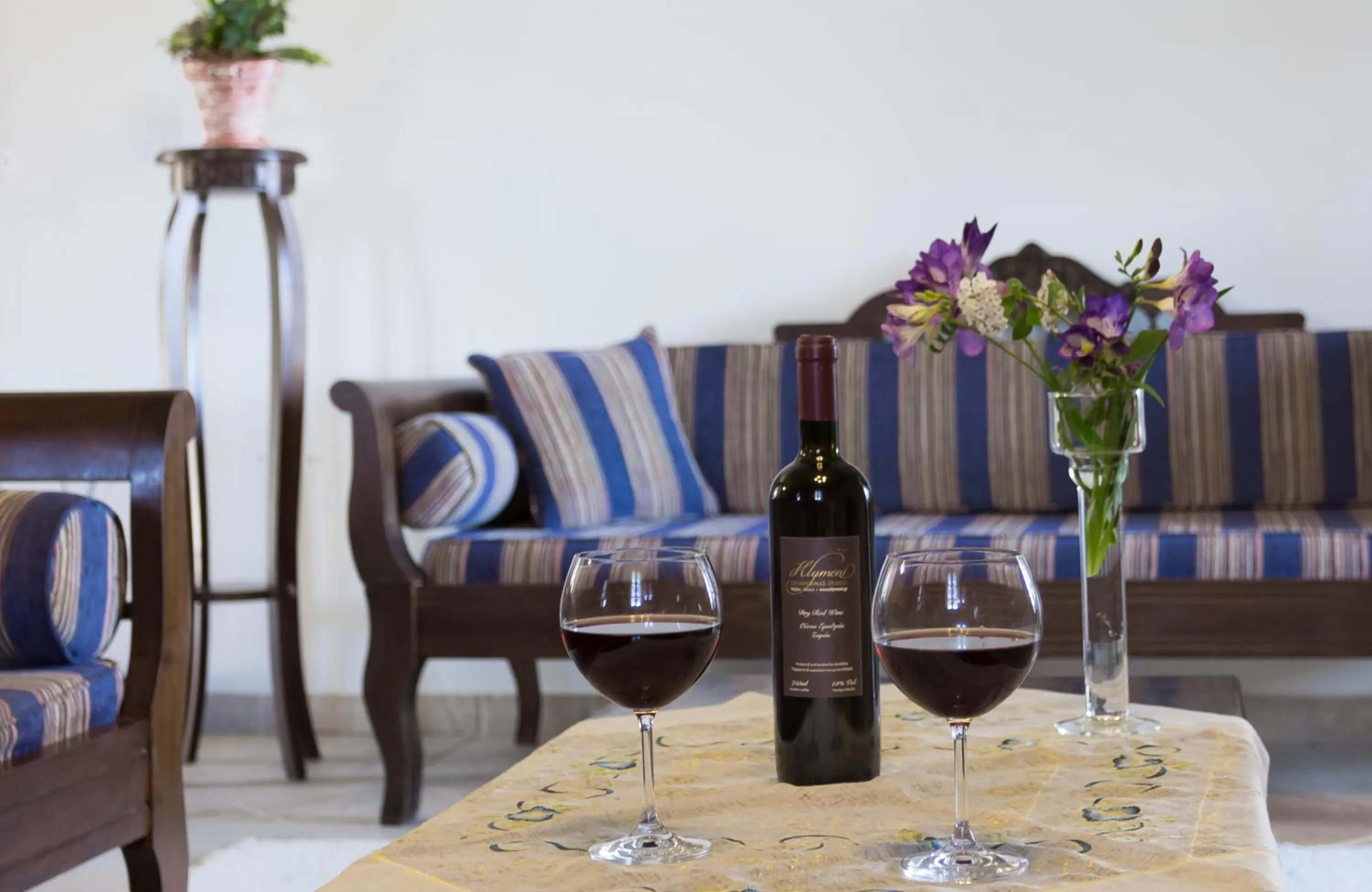 Living room in Klymeni Traditional Homes