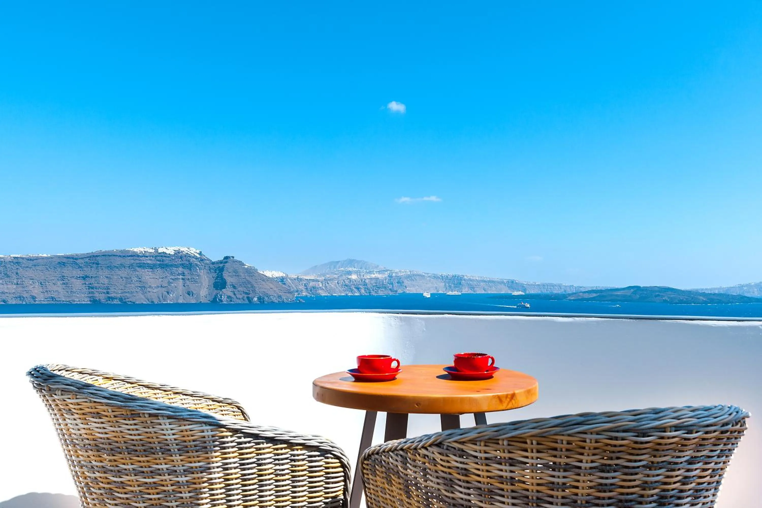 Balcony/Terrace in Santorini Secret Premium
