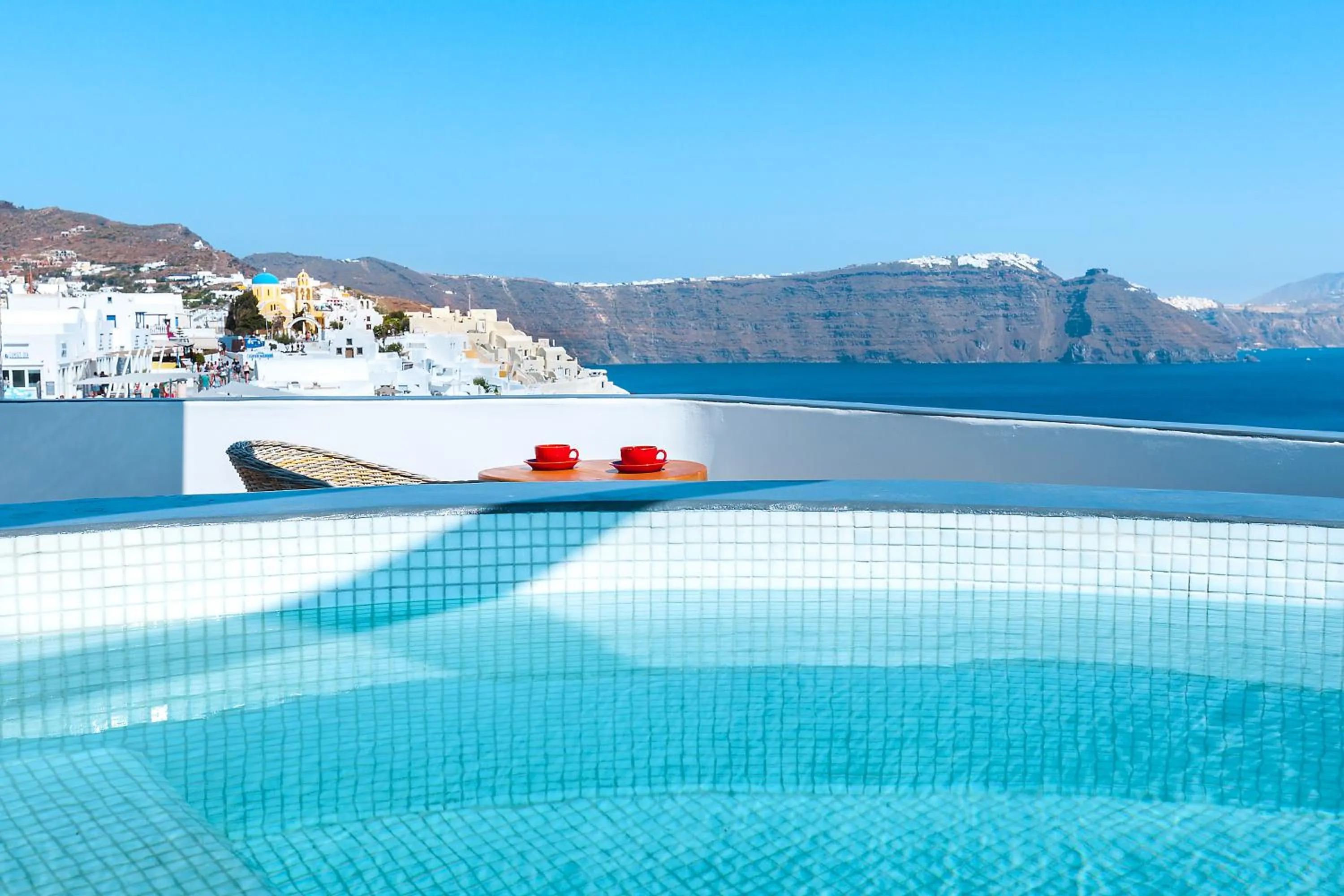 Balcony/Terrace in Santorini Secret Premium