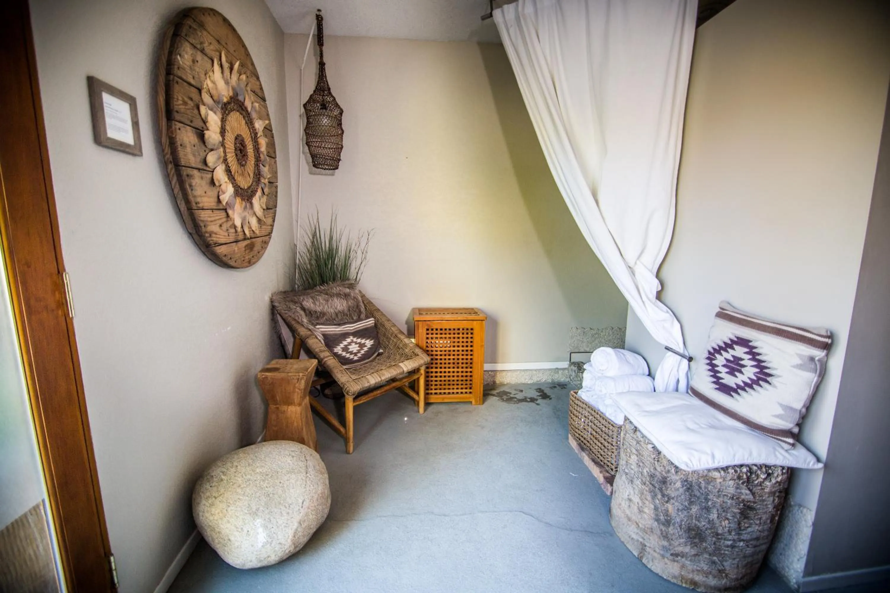 Seating area, Bed in The Spring Resort & Spa