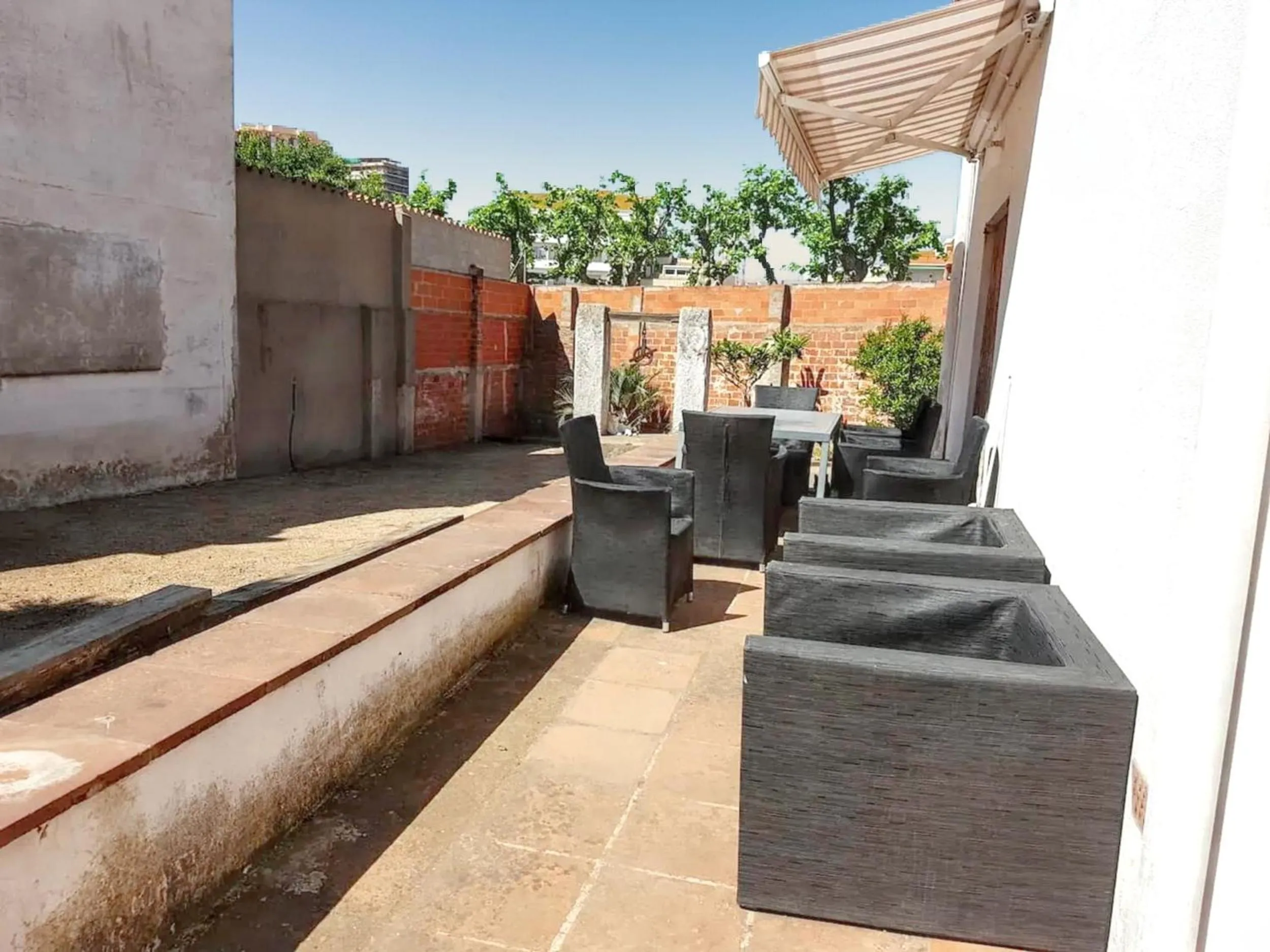 Balcony/Terrace in Charming House in Palamós near Beaches