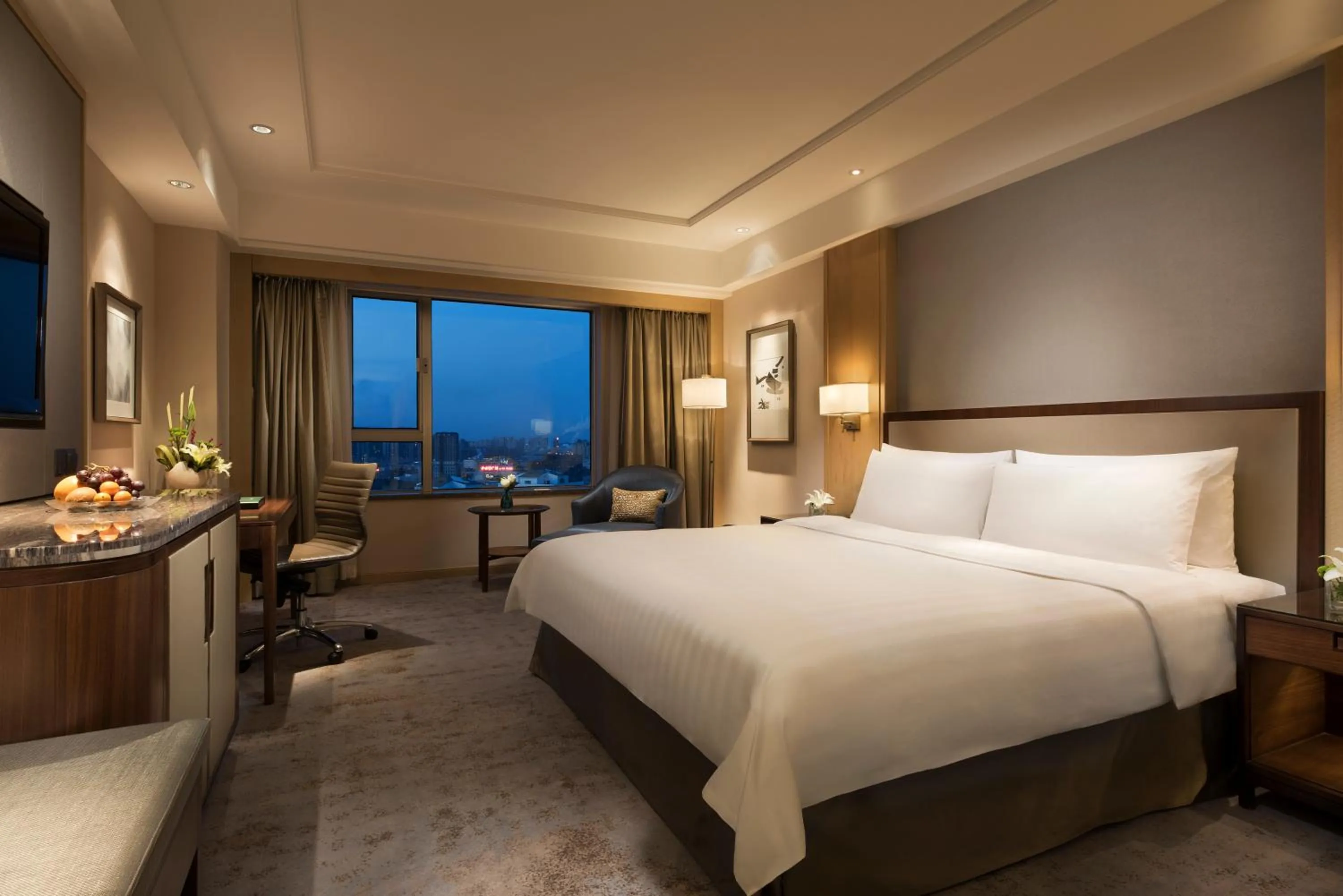 Bedroom, Bed in Shangri-La Changchun