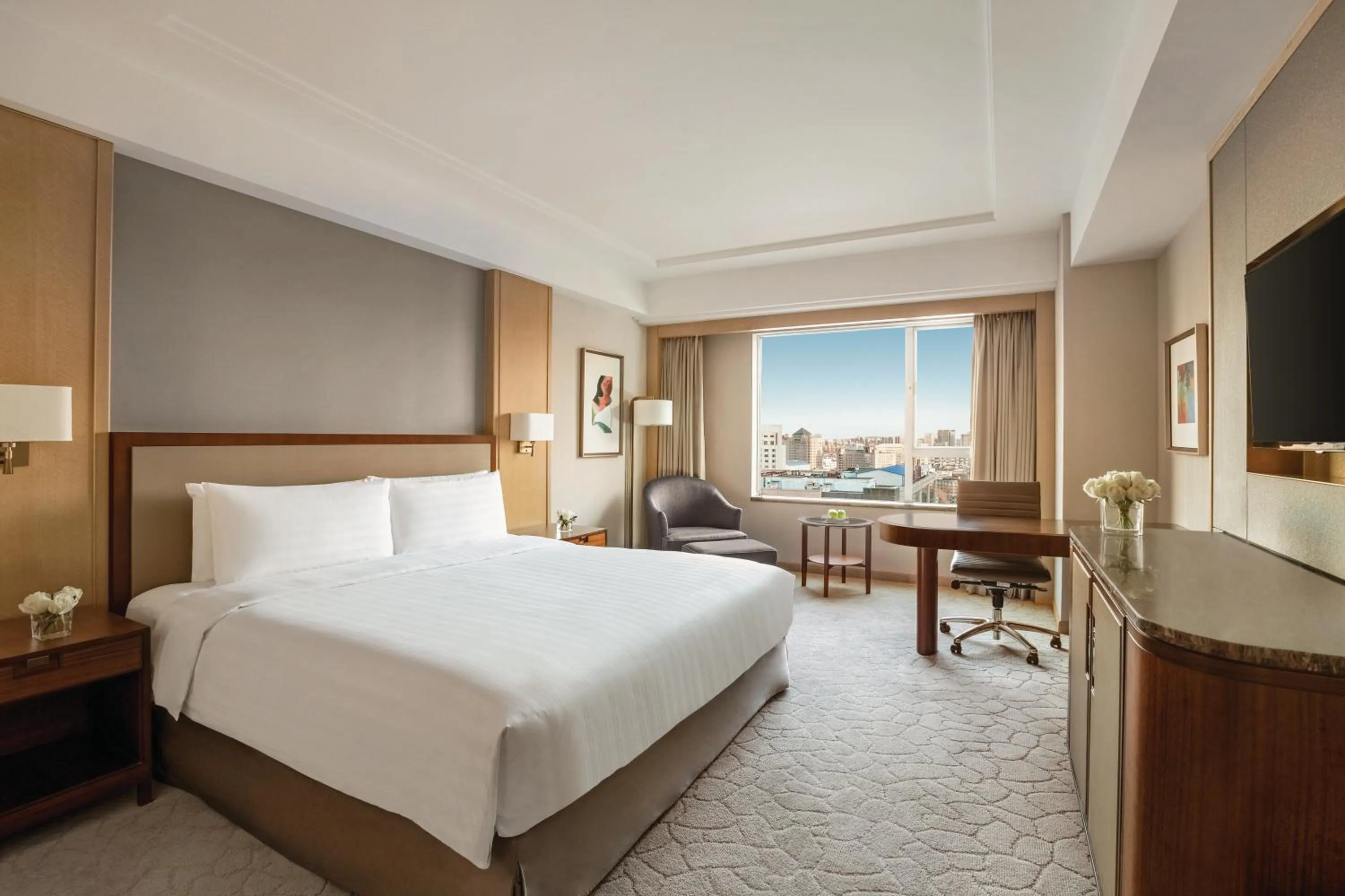 Bedroom, Bed in Shangri-La Changchun