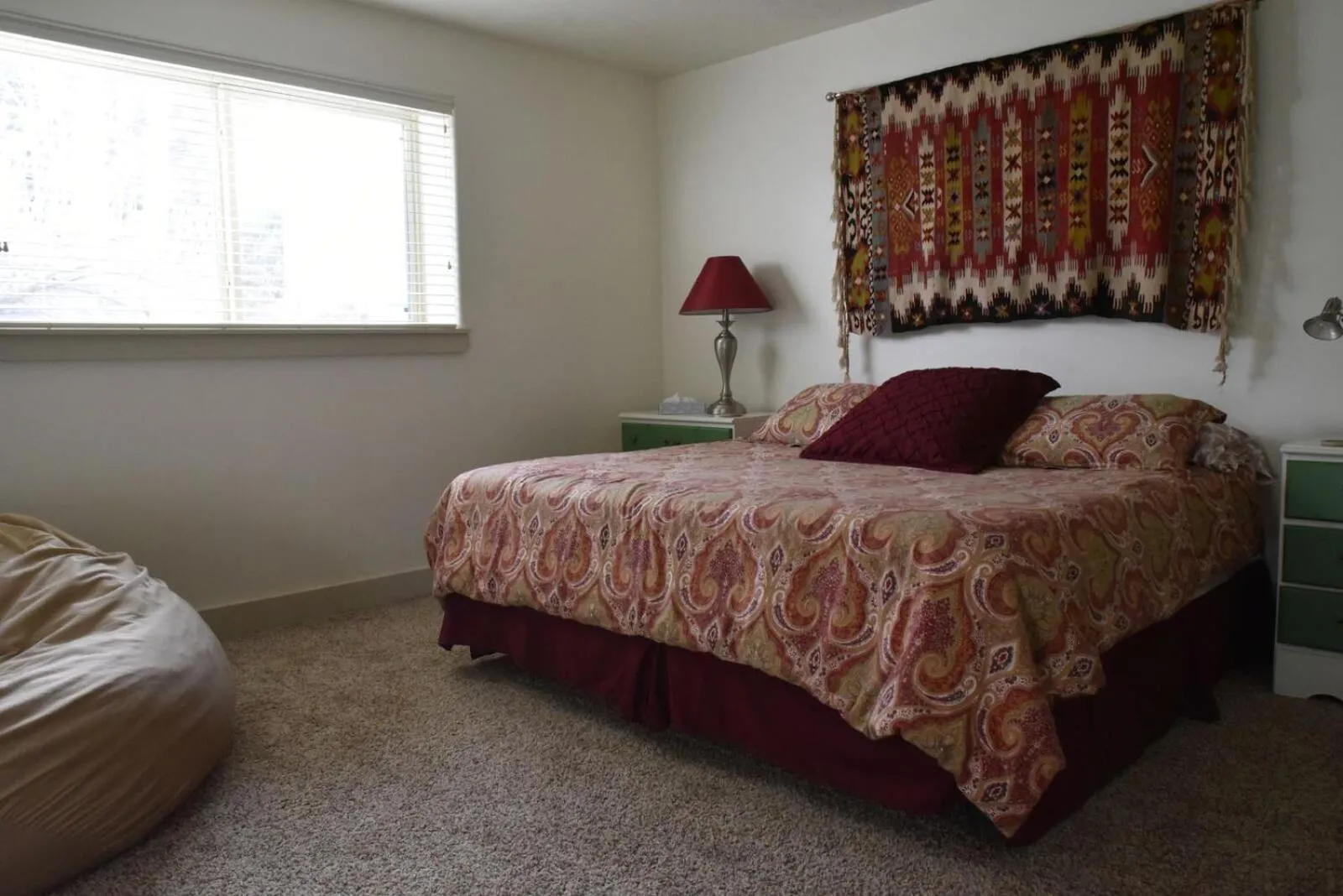 Bed in Harmony Belle at Kolob Canyon