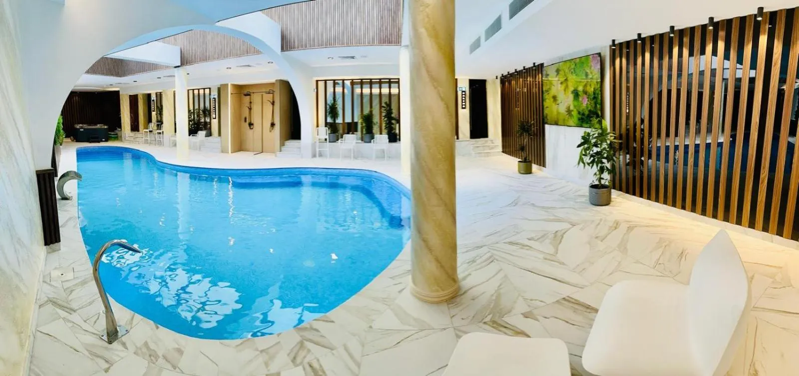 Pool view in Eurohotel