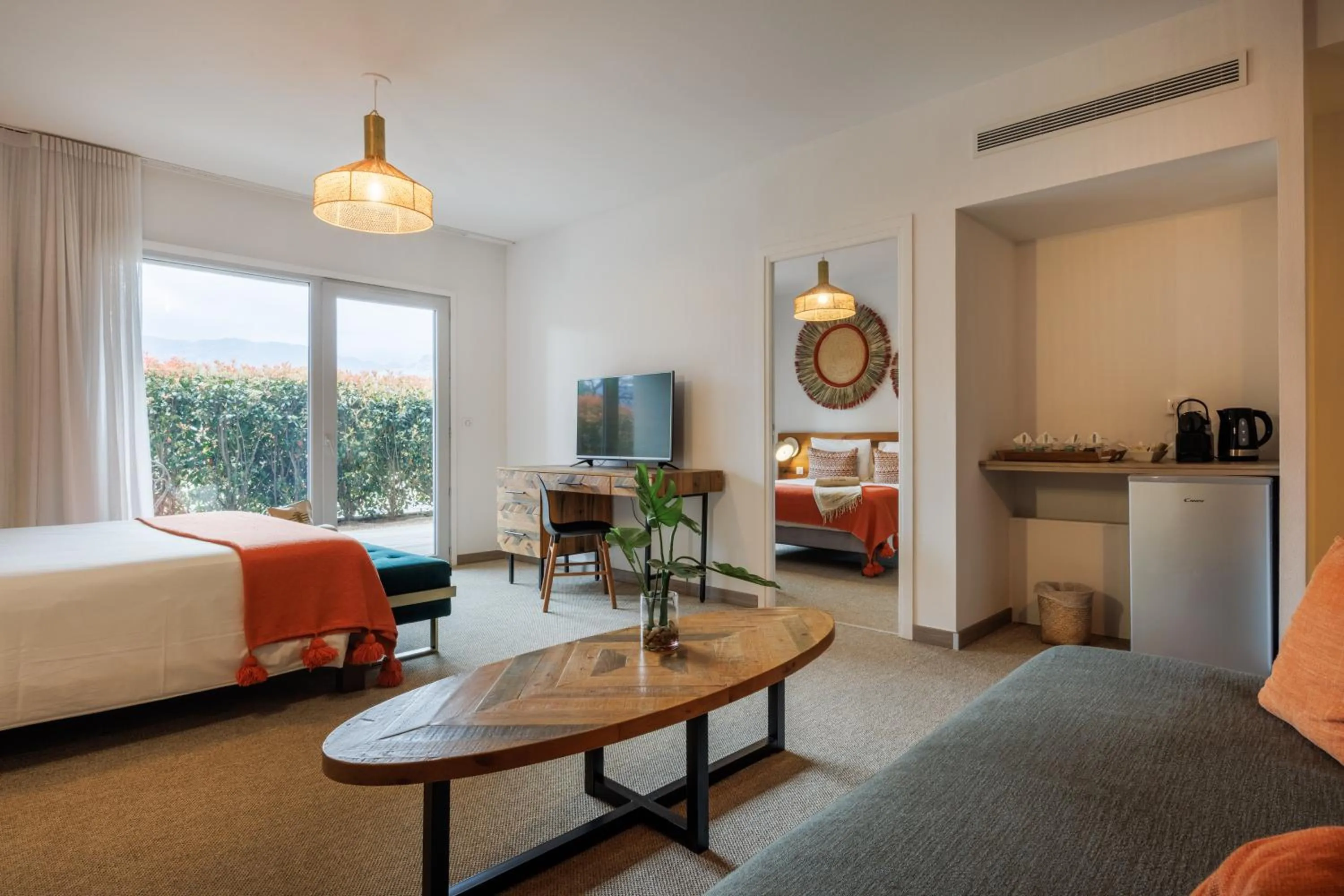 Living room, Bed in Le Balamina