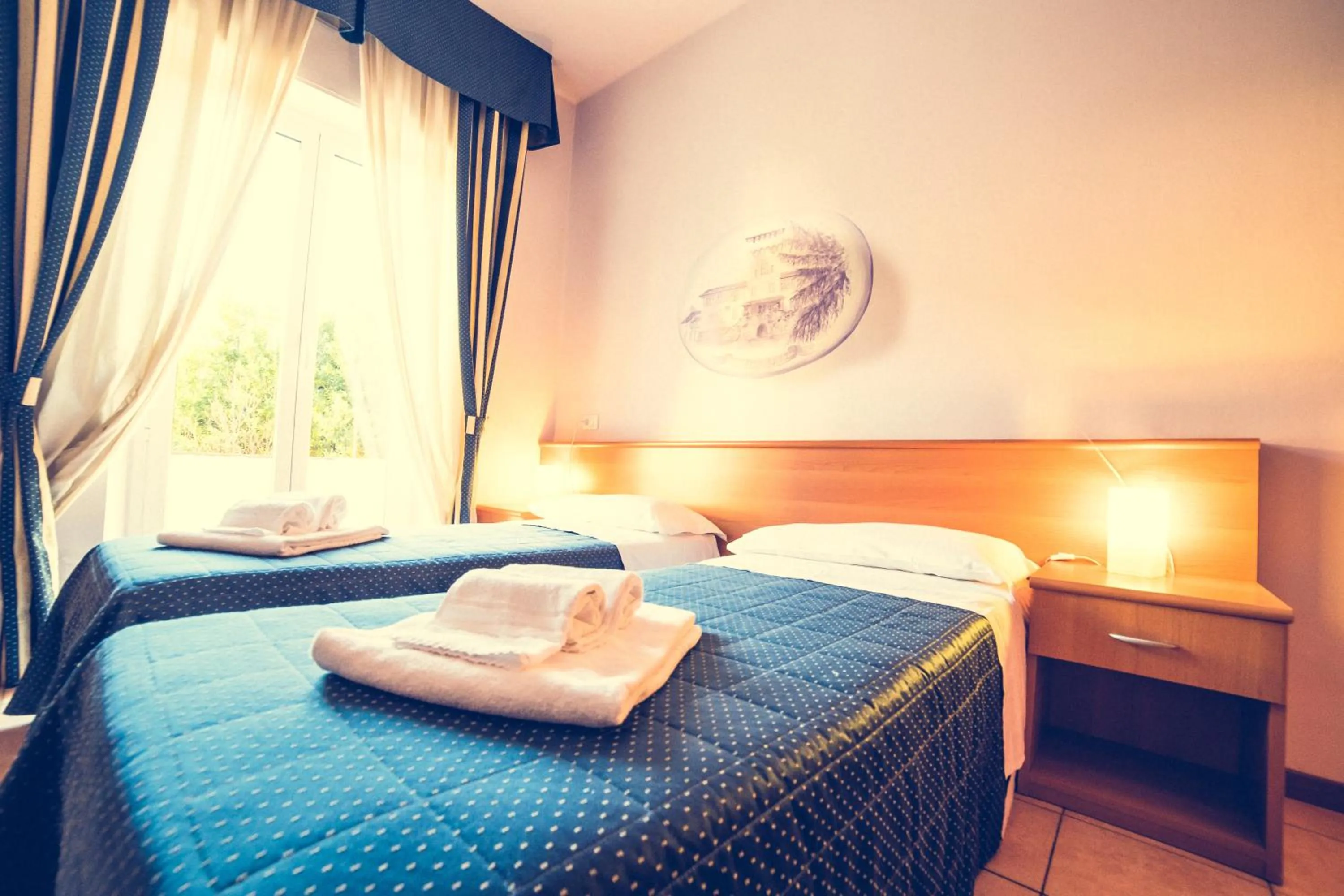 Bed in Hotel La Gaietta