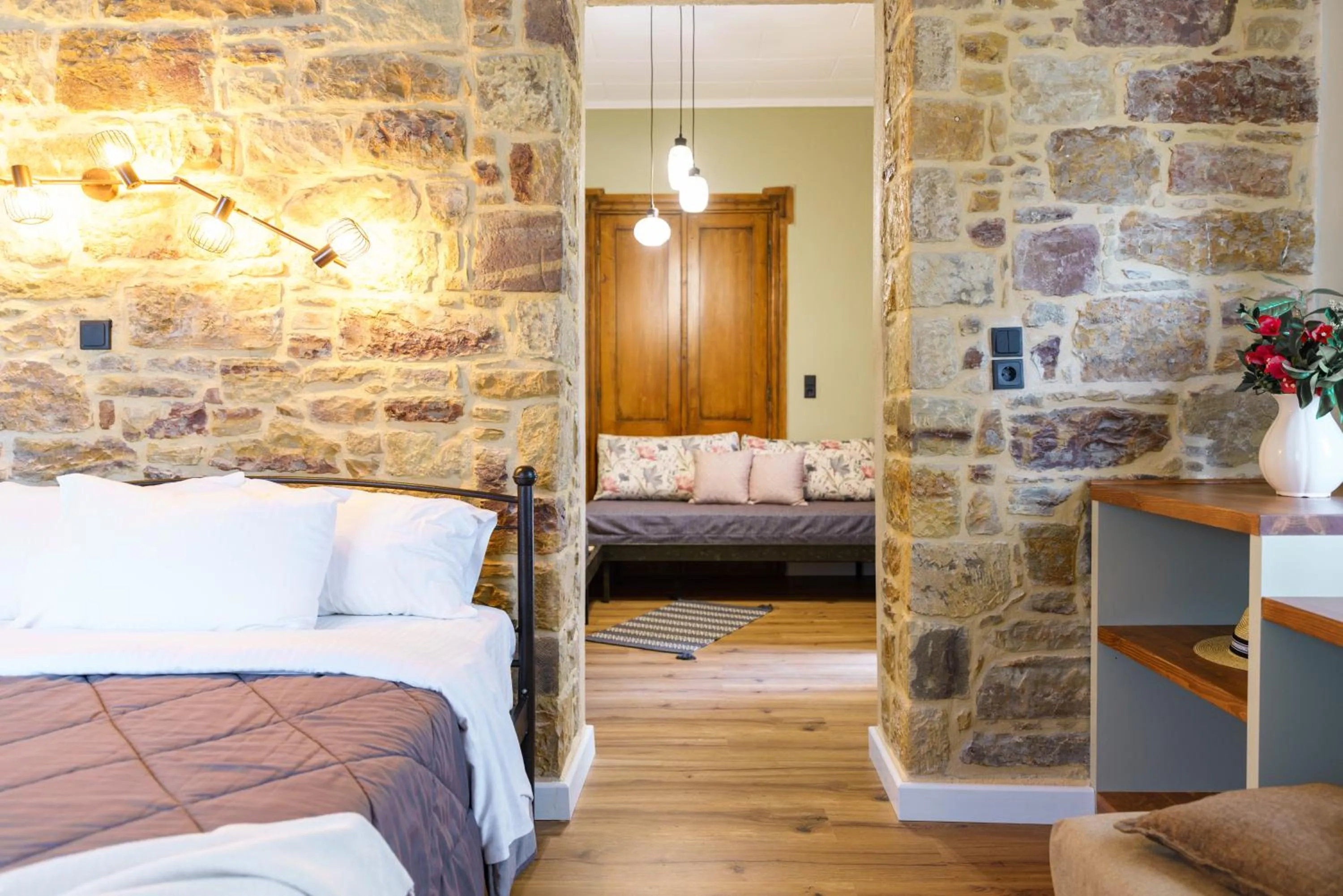 Bedroom, Bed in Voulamandis House